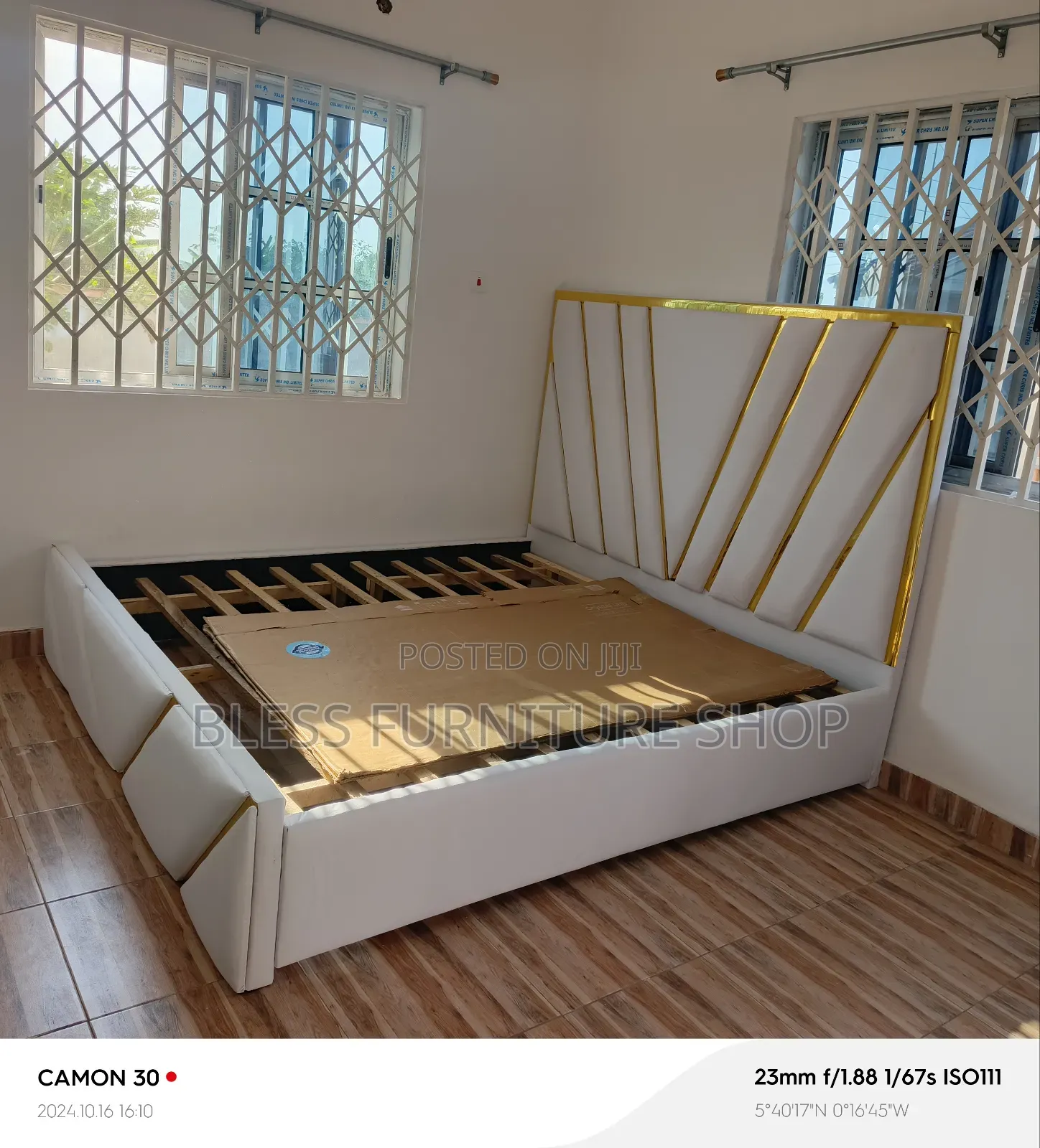 Royal Queen Size Bed Frame With Side Drawers
