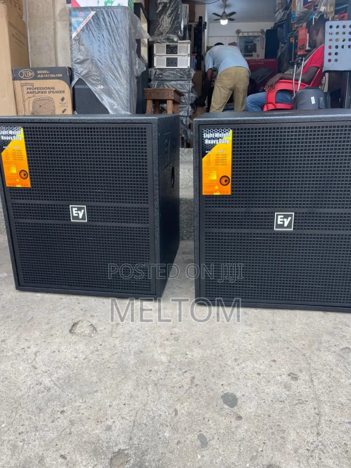 EV Single Bass Subwoofer Speaker (1PAIR)