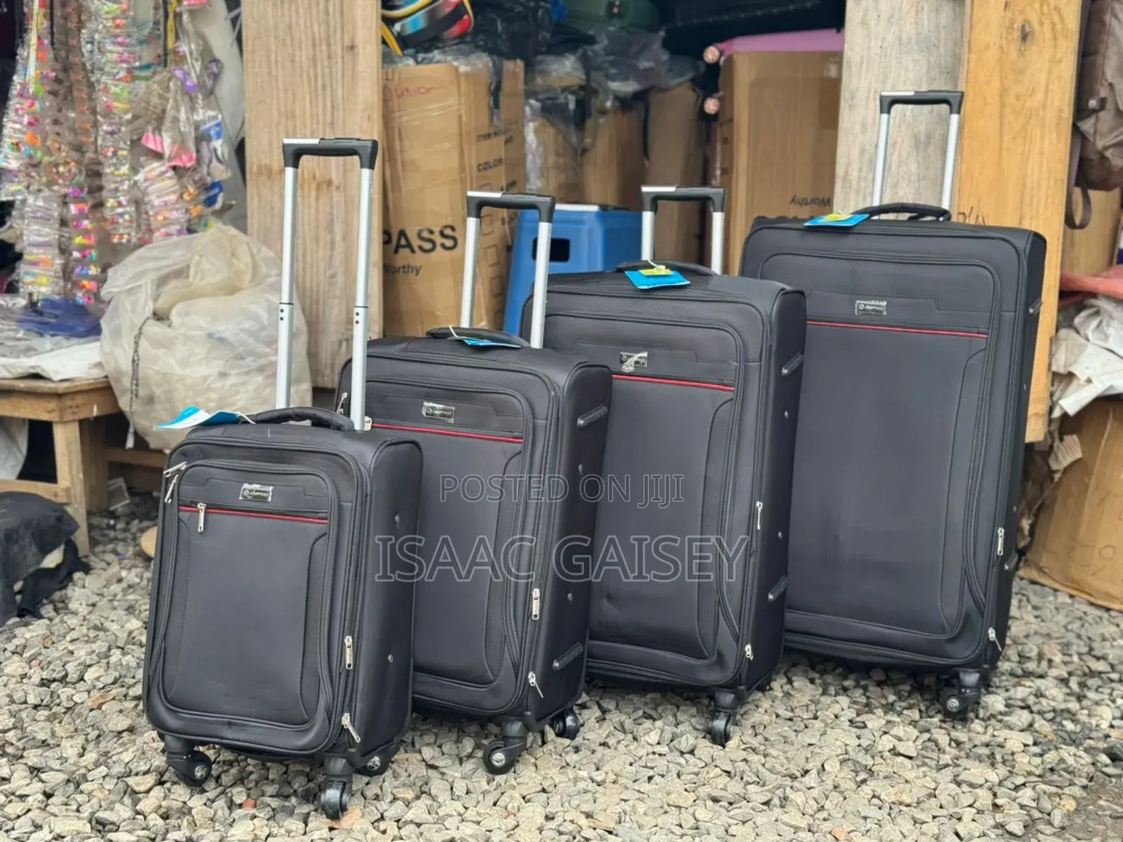 Four Set Extra Quality Compass Material Trolling Luggages