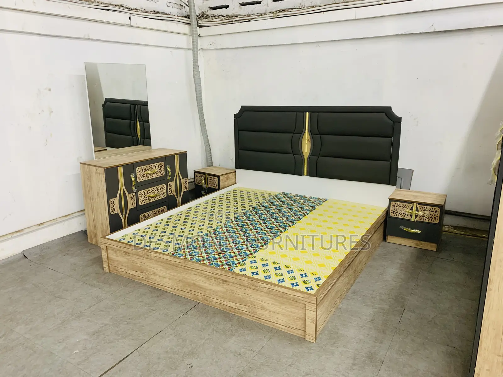 Bed Room Set, Wardrobe, Dresser, Bed