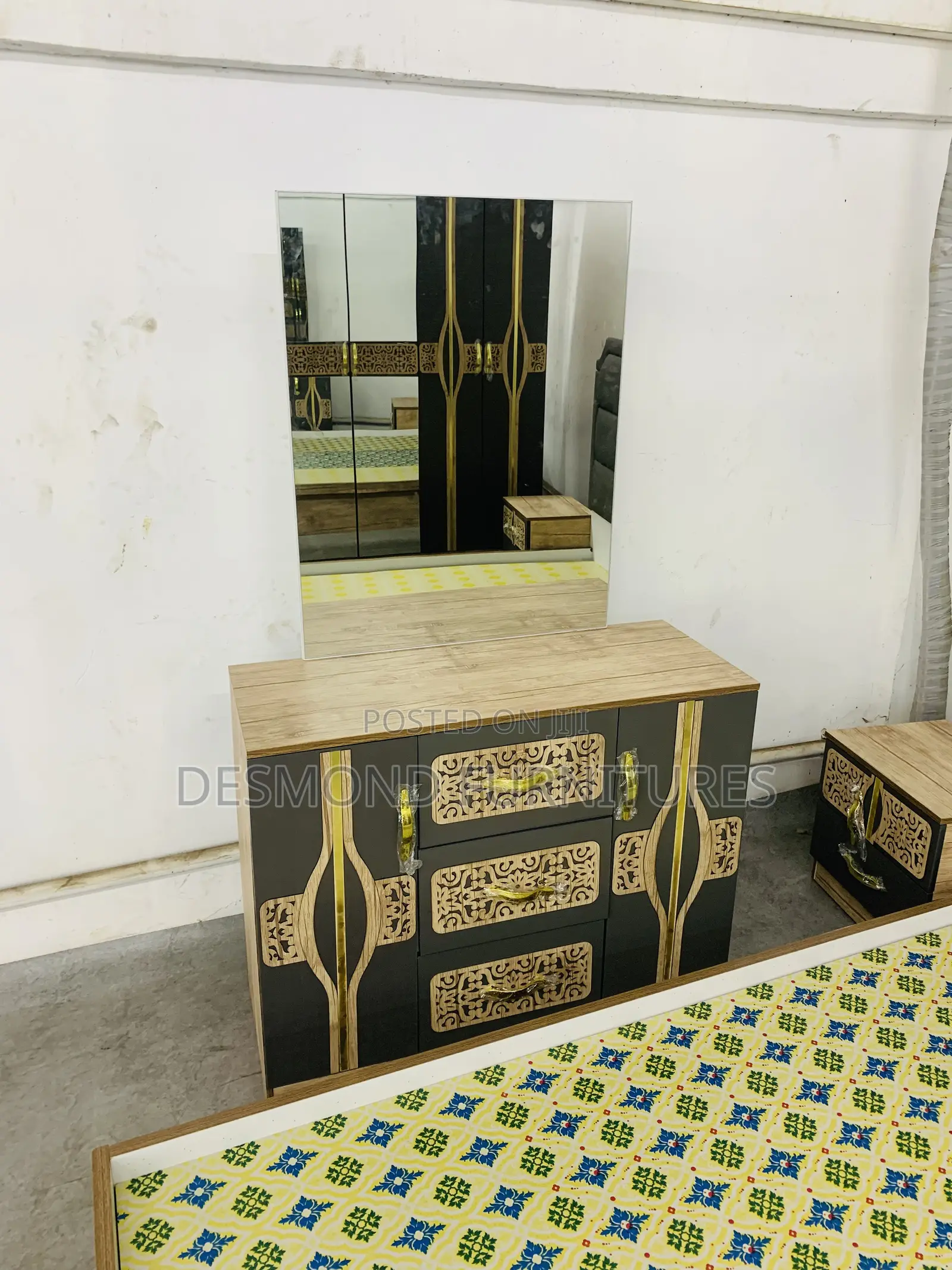 Bed Room Set, Wardrobe, Dresser, Bed
