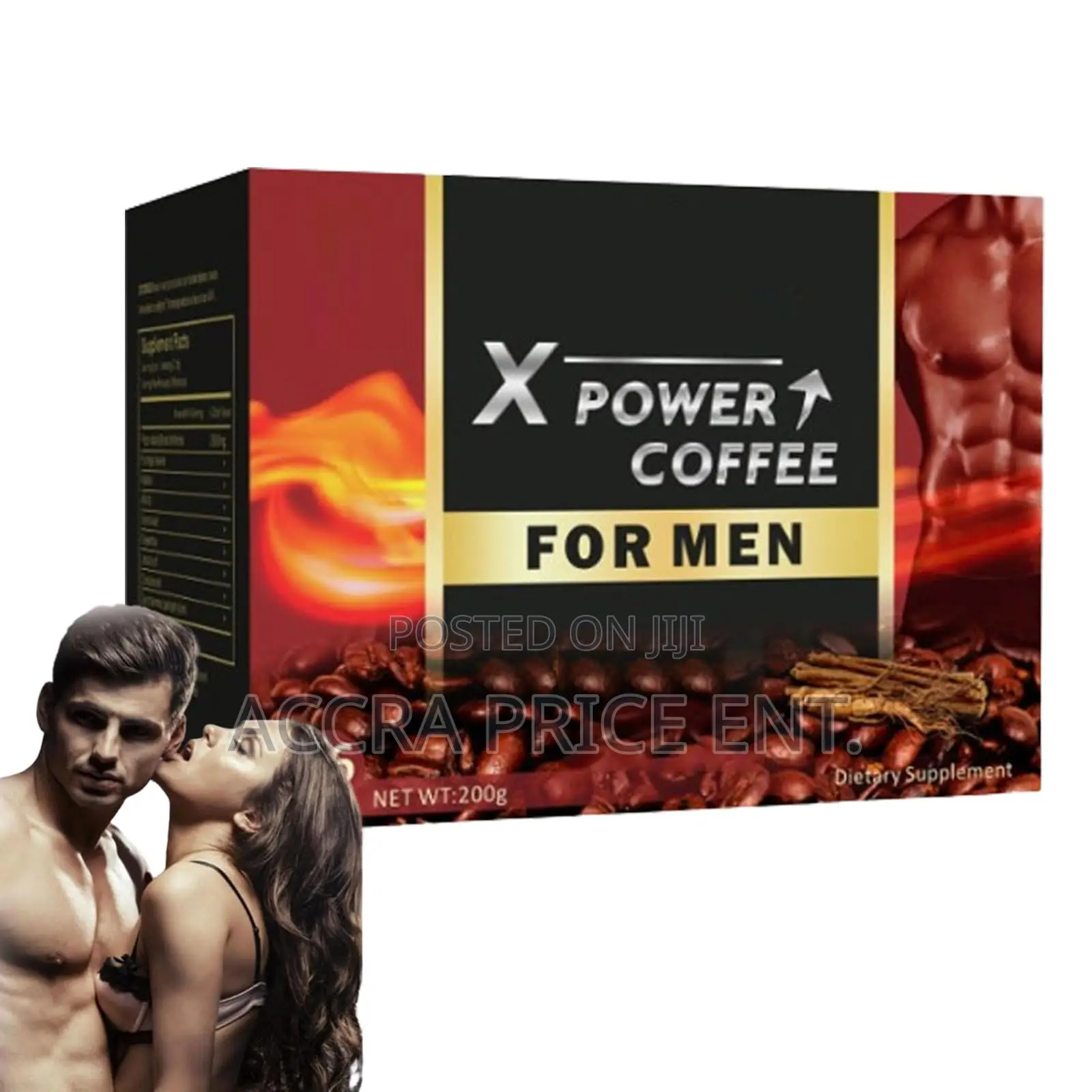 X Power Coffee for Men, Boost Sexual Performance