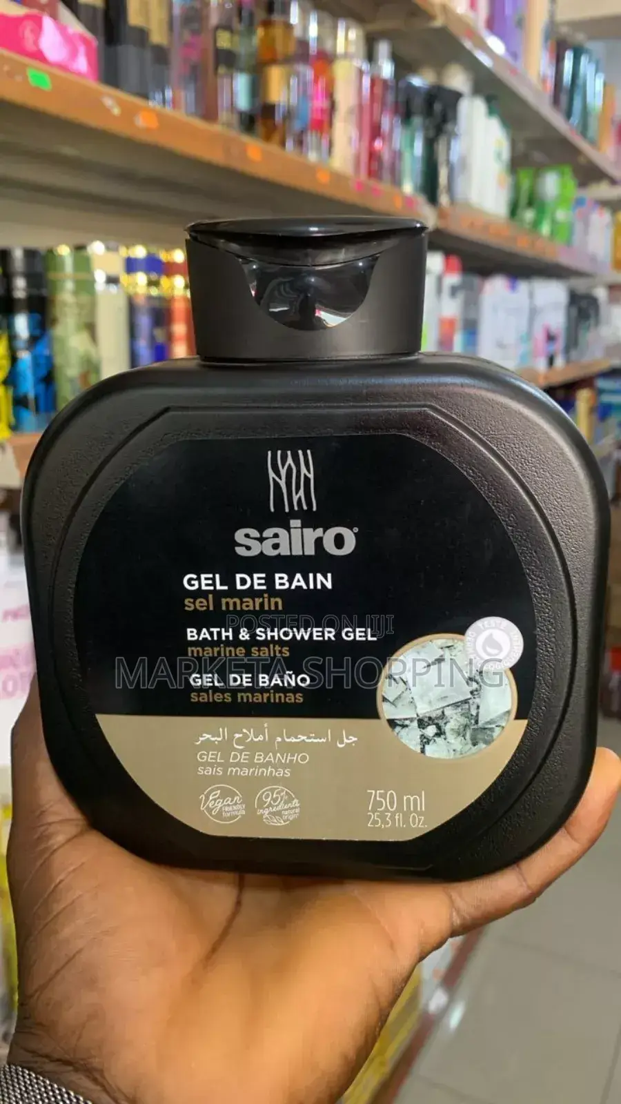 Sairo Shower Gel With Marine Salts 750ml
