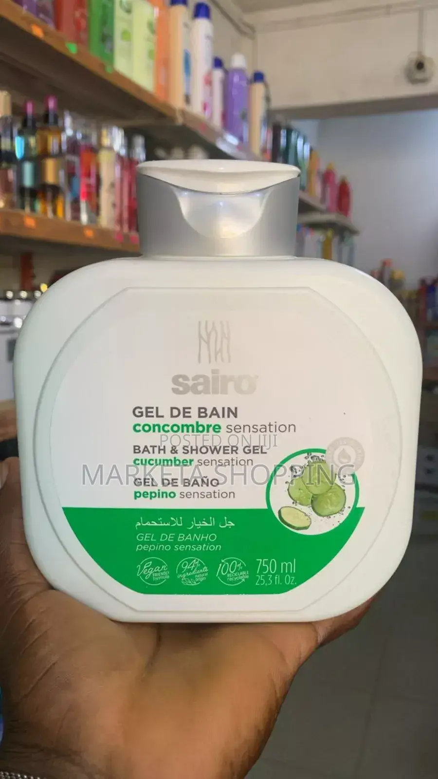 Sairo Shower Gel Cucumber Sensation 750ml