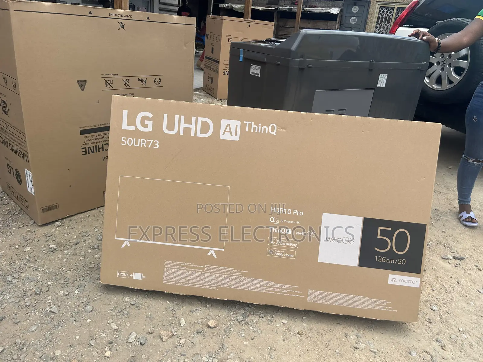 Brand New 50”UR73 UHD Smart Glossy Tel