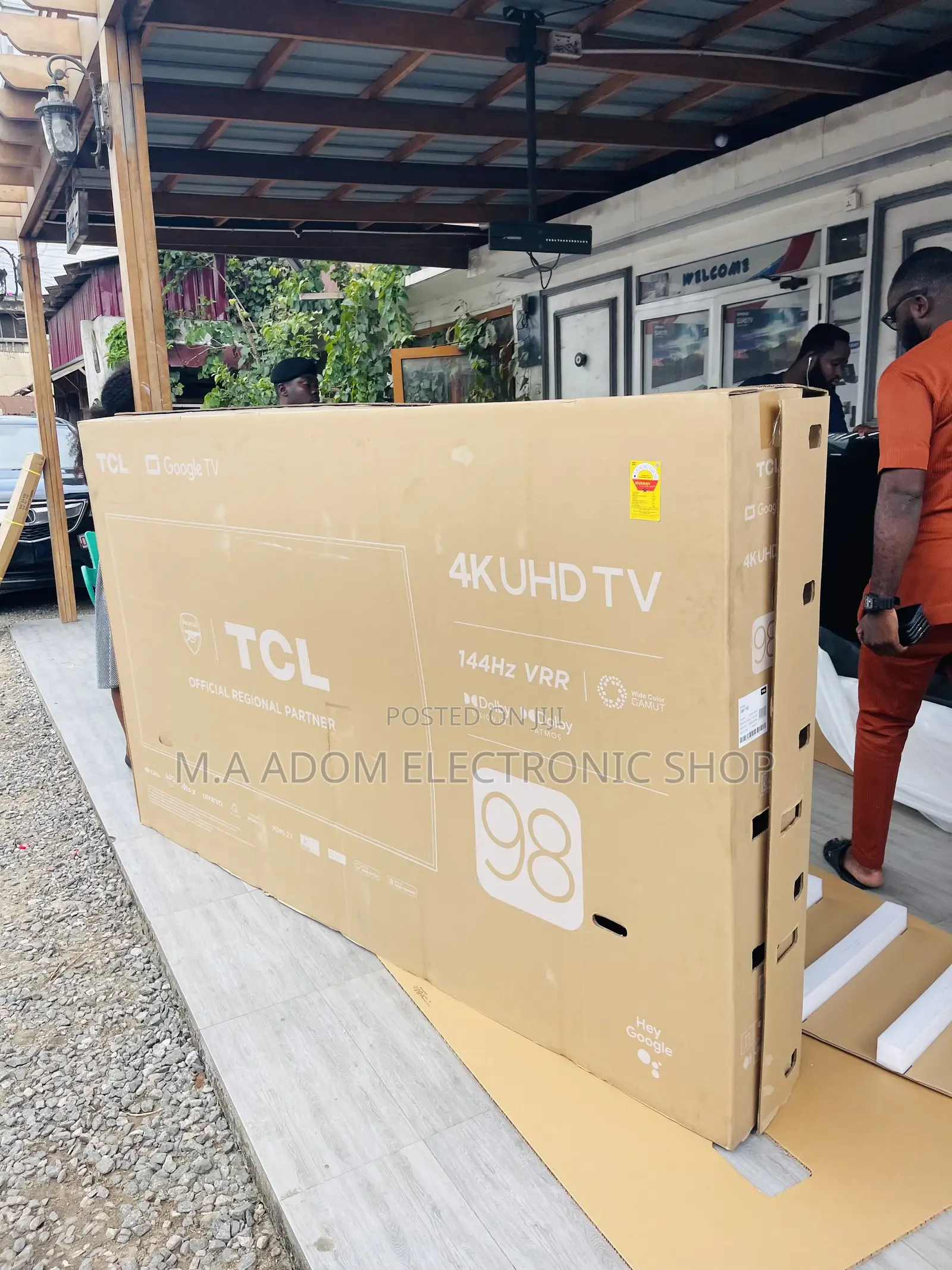 High Quality TCL 98P745 98 Inch Uhd Smart Android Tv.