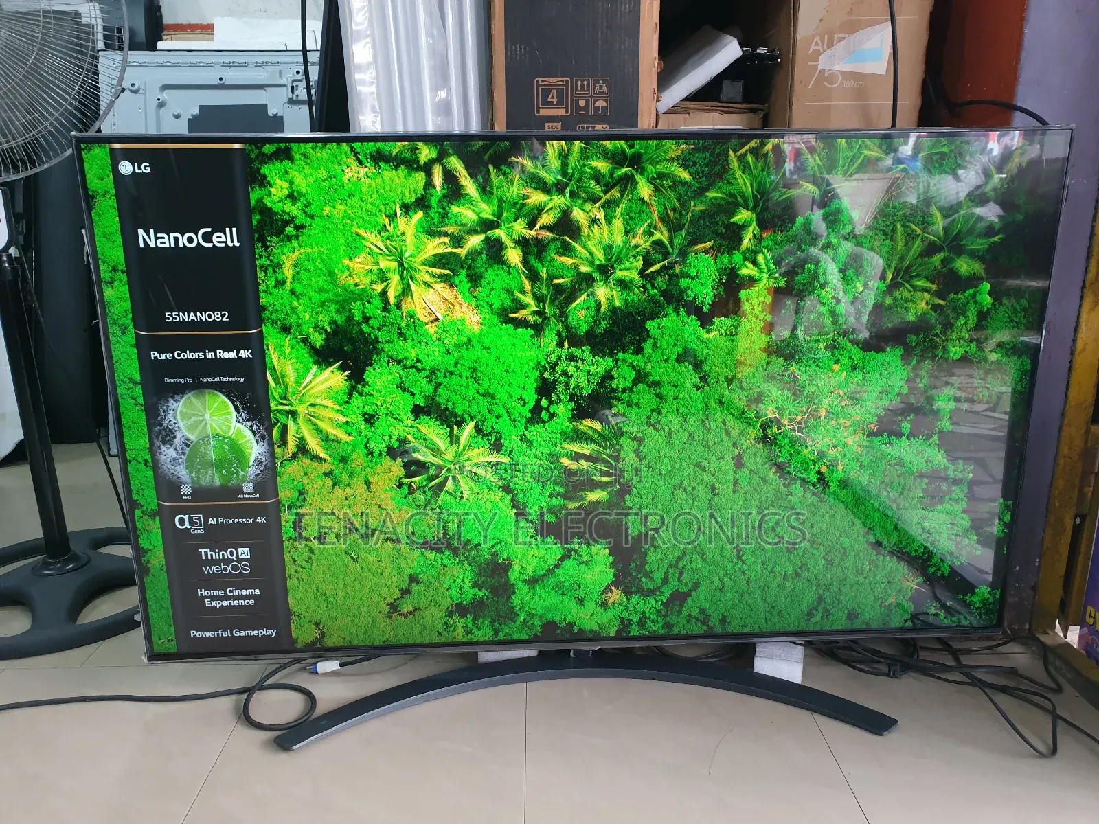 55"Edgeless LG Nanocell Uhd HDR Smart Satellite TV