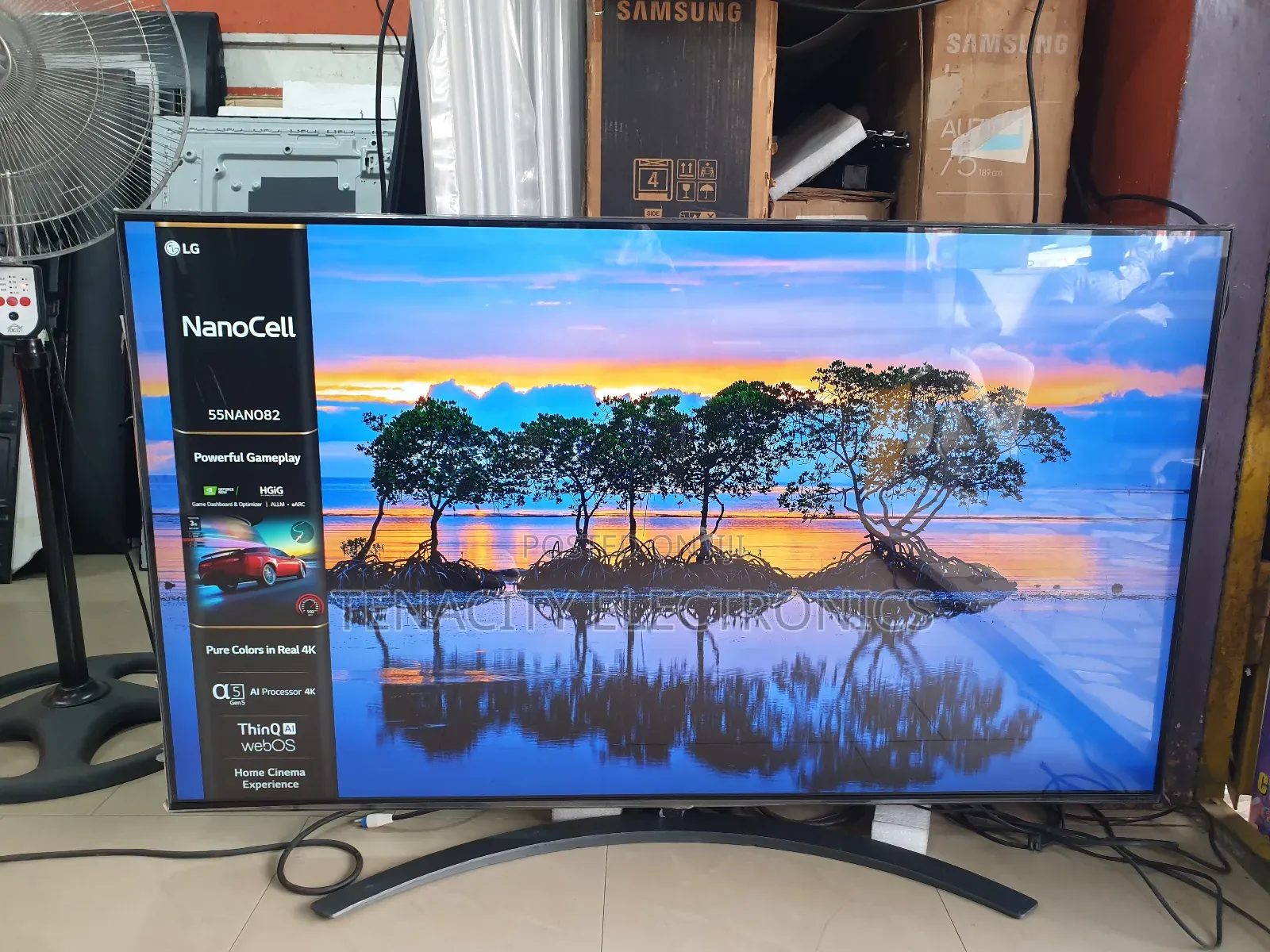55"Edgeless LG Nanocell Uhd HDR Smart Satellite TV