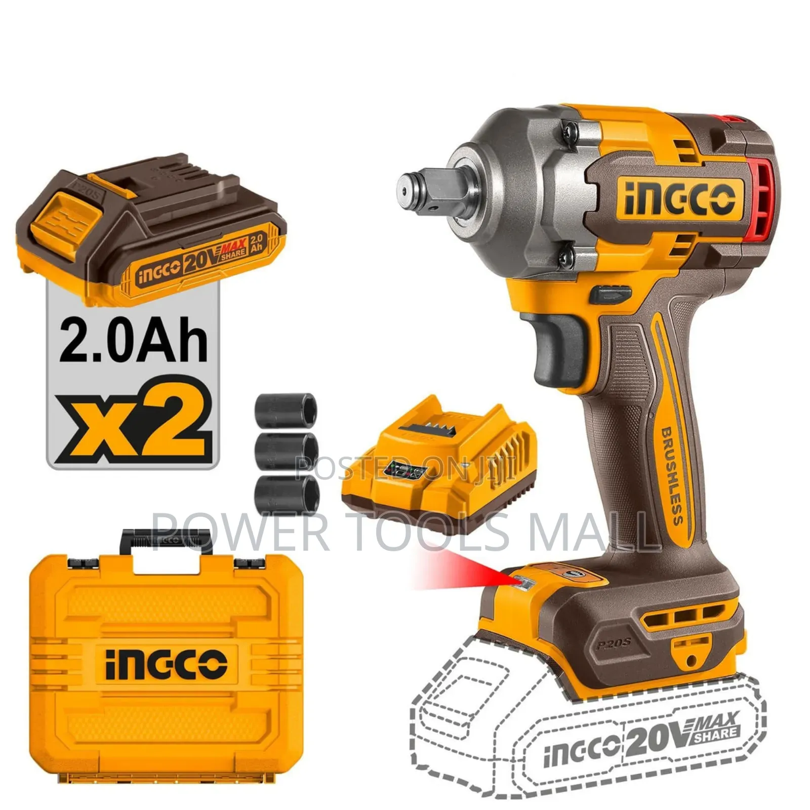 Cordless Impact Wrench CIWLI2040