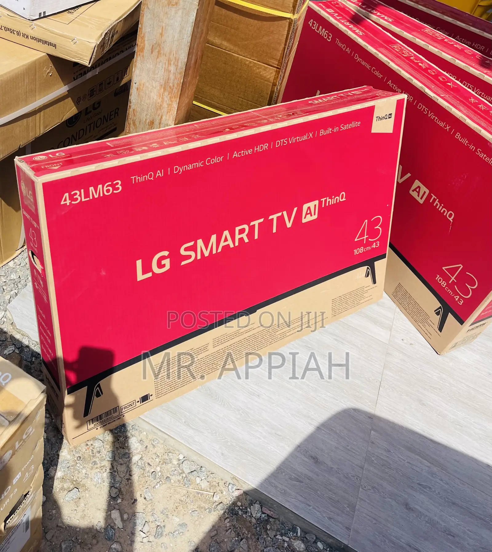 Sealed in Box Lg43lm6370 43” Full HD Smart Electric Tv.