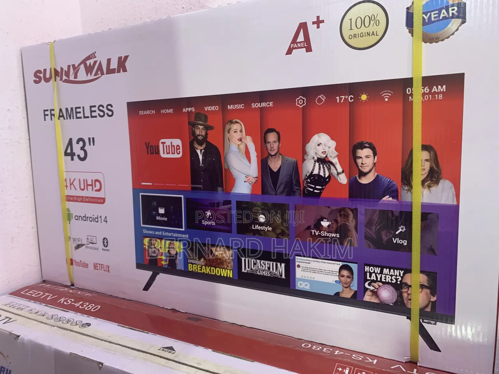 Sunny Walk 43” Android Tv 4kuhd