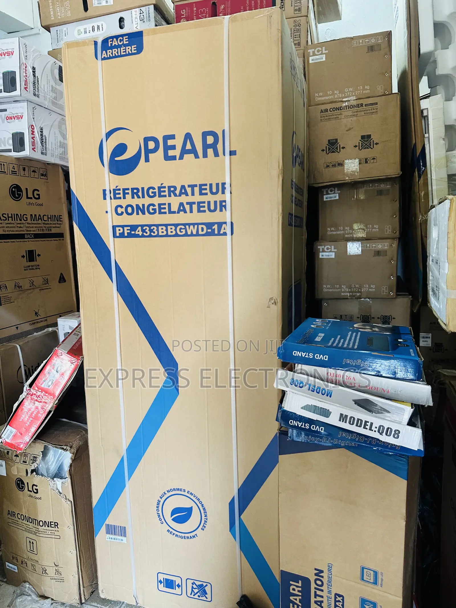 Lovely  New Double Door Fridge Pearl Pf-433bbg
