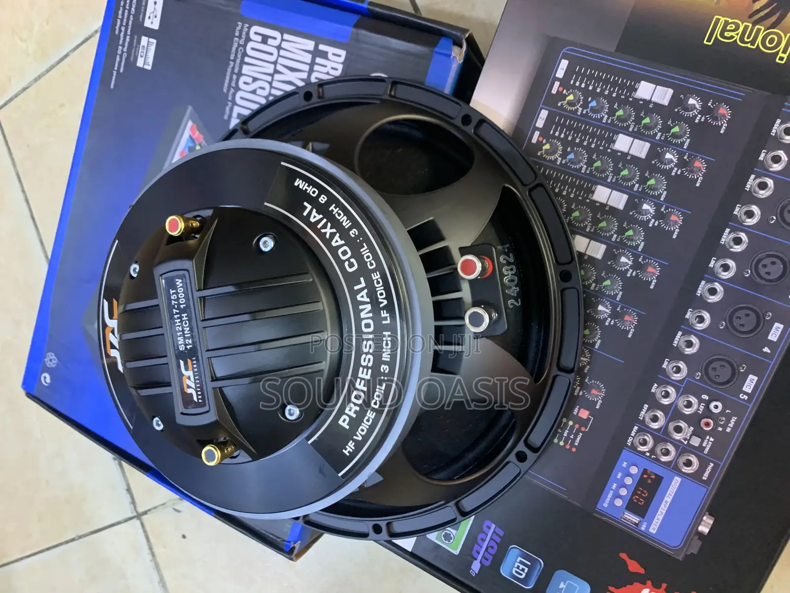 Jac 12” Inches 1000 Watts Naked Speaker With in-Built Tutor