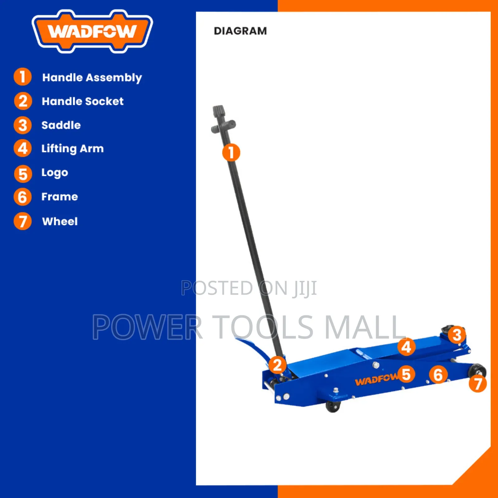 Hydraulic Long Floor Jack 2ton