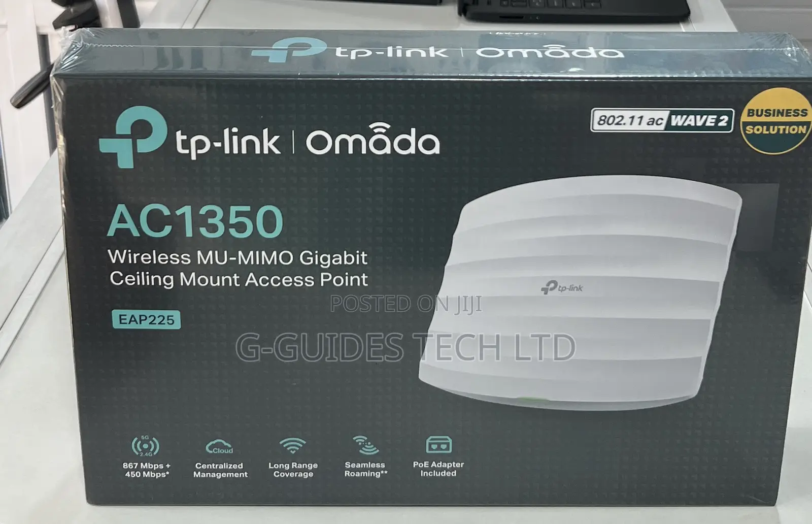 Tp-Link Eap225 Ac1350 Gigabit Ceiling Mount Access Point