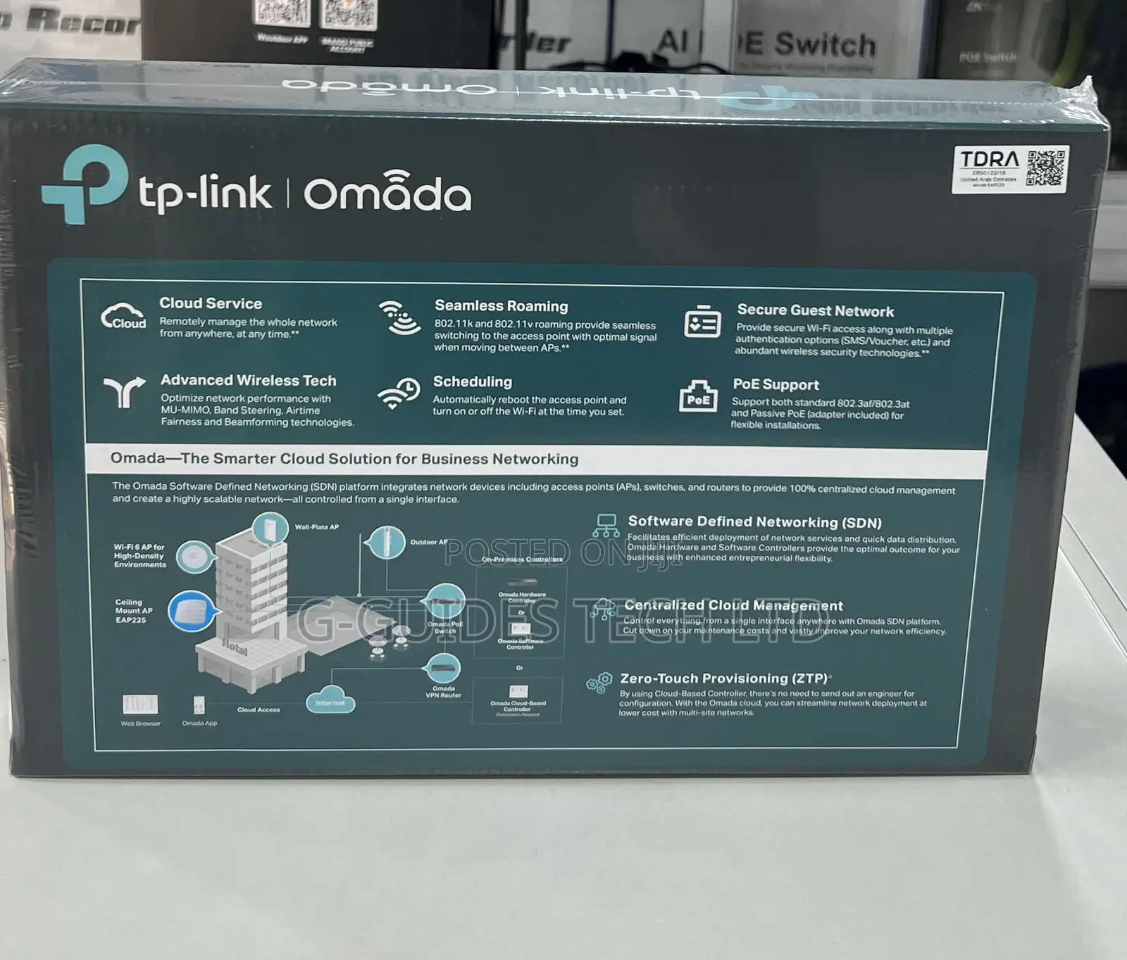 Tp-Link Eap225 Ac1350 Gigabit Ceiling Mount Access Point