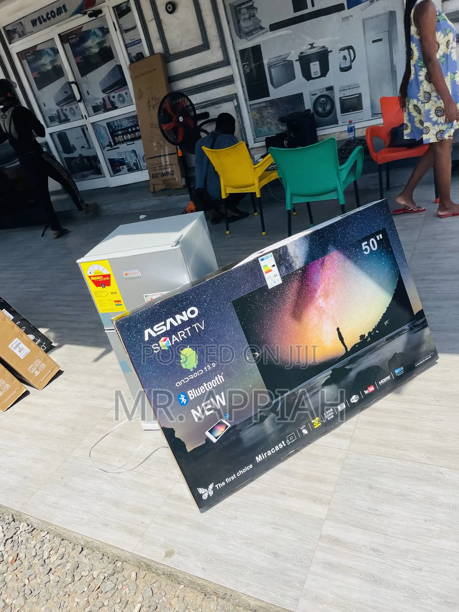 Order Asano 50 Inch Uhd Smart Electric Television.