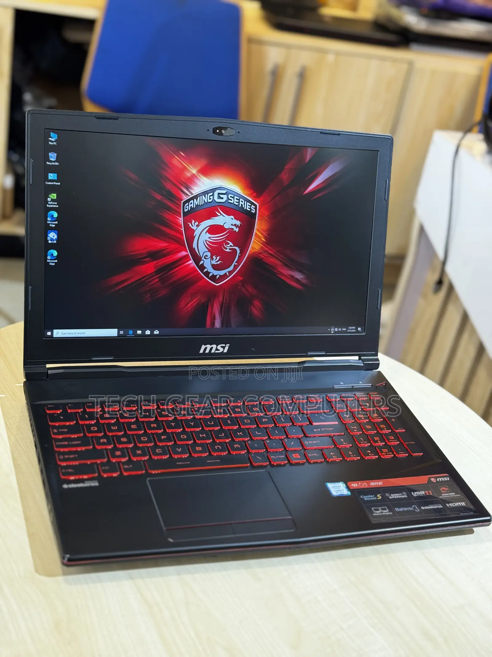 Laptop MSI GL63 8RC 16GB Intel Core I7 SSD 512GB