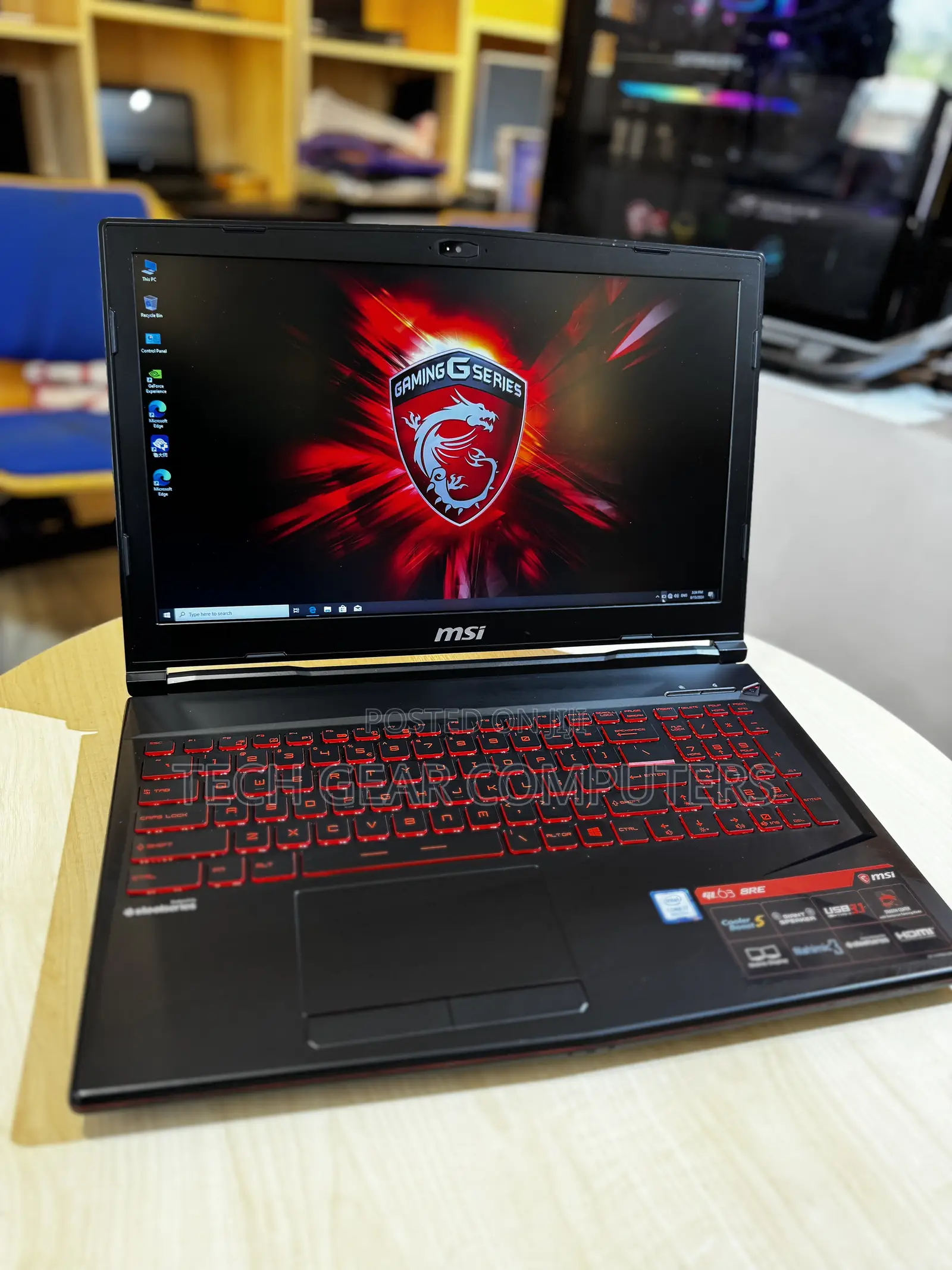 Laptop MSI GL63 8RC 16GB Intel Core I7 SSD 512GB