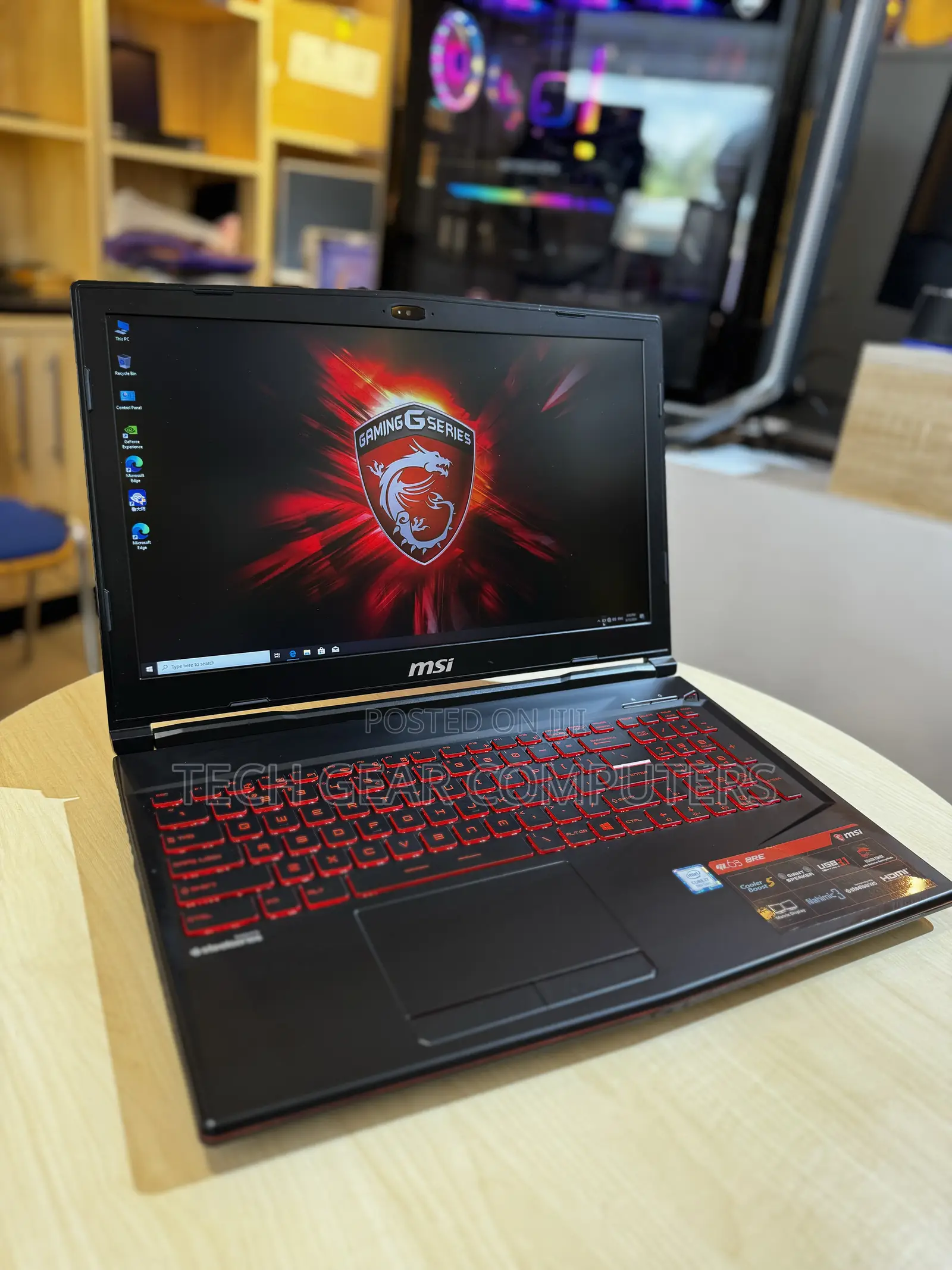Laptop MSI GL63 8RC 16GB Intel Core I7 SSD 512GB