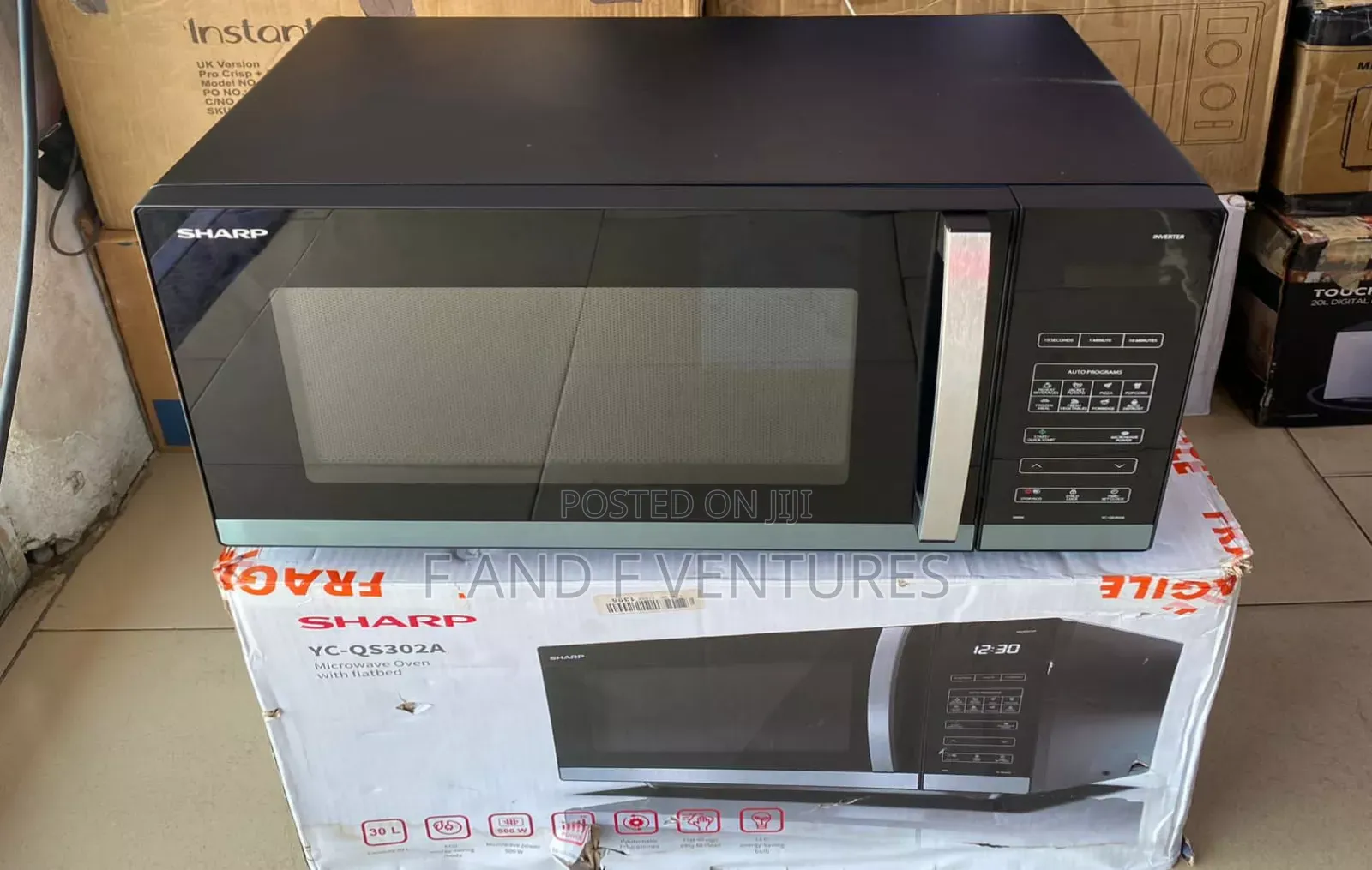 Sharp Flatbed Digital Microwave 30L - UK