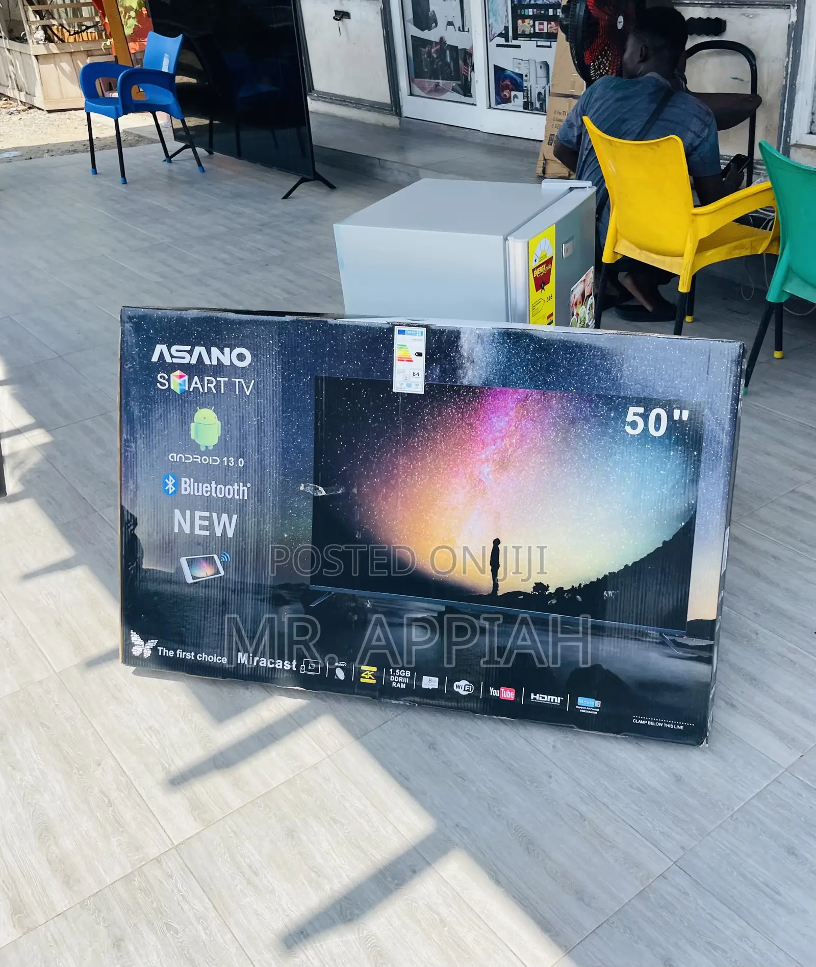 Uniquely Design Asano 50” Uhd Electric Tv.