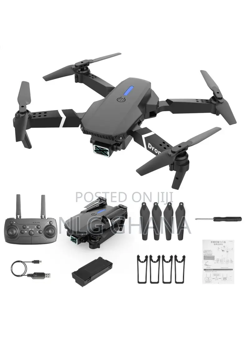 XKJ E88pro Rc Drone 4-Axis Indoor Outdoor Quadcopter Plane A