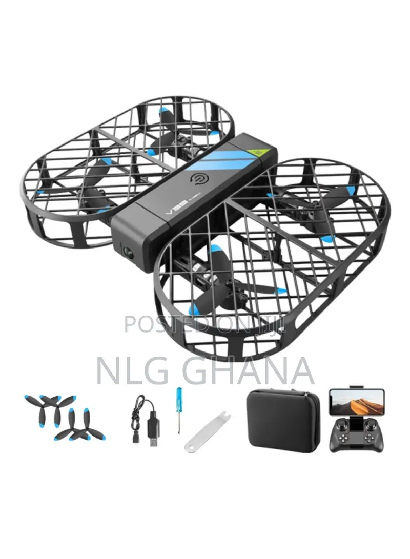 4drc V38 Grid Folding Aerial Rc Drone With Dual Batteries (W