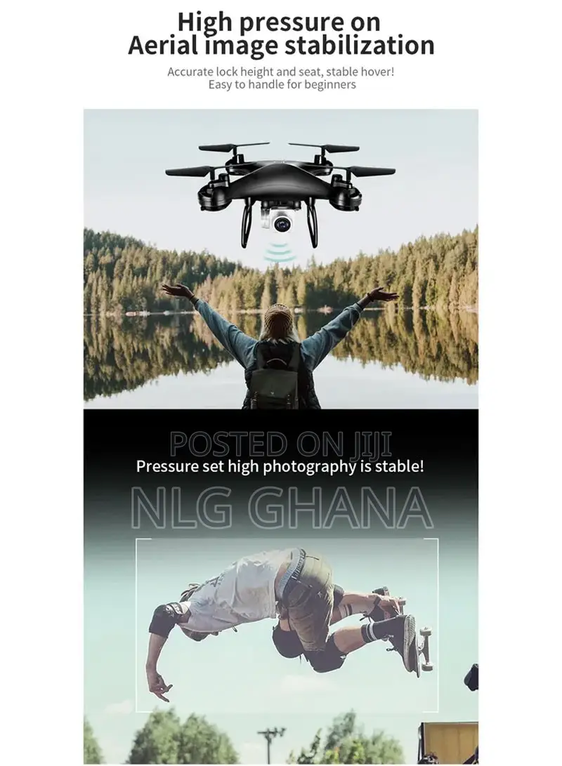 Camera Professional Aerial With 720P Camera Rc Drone HD - Bl