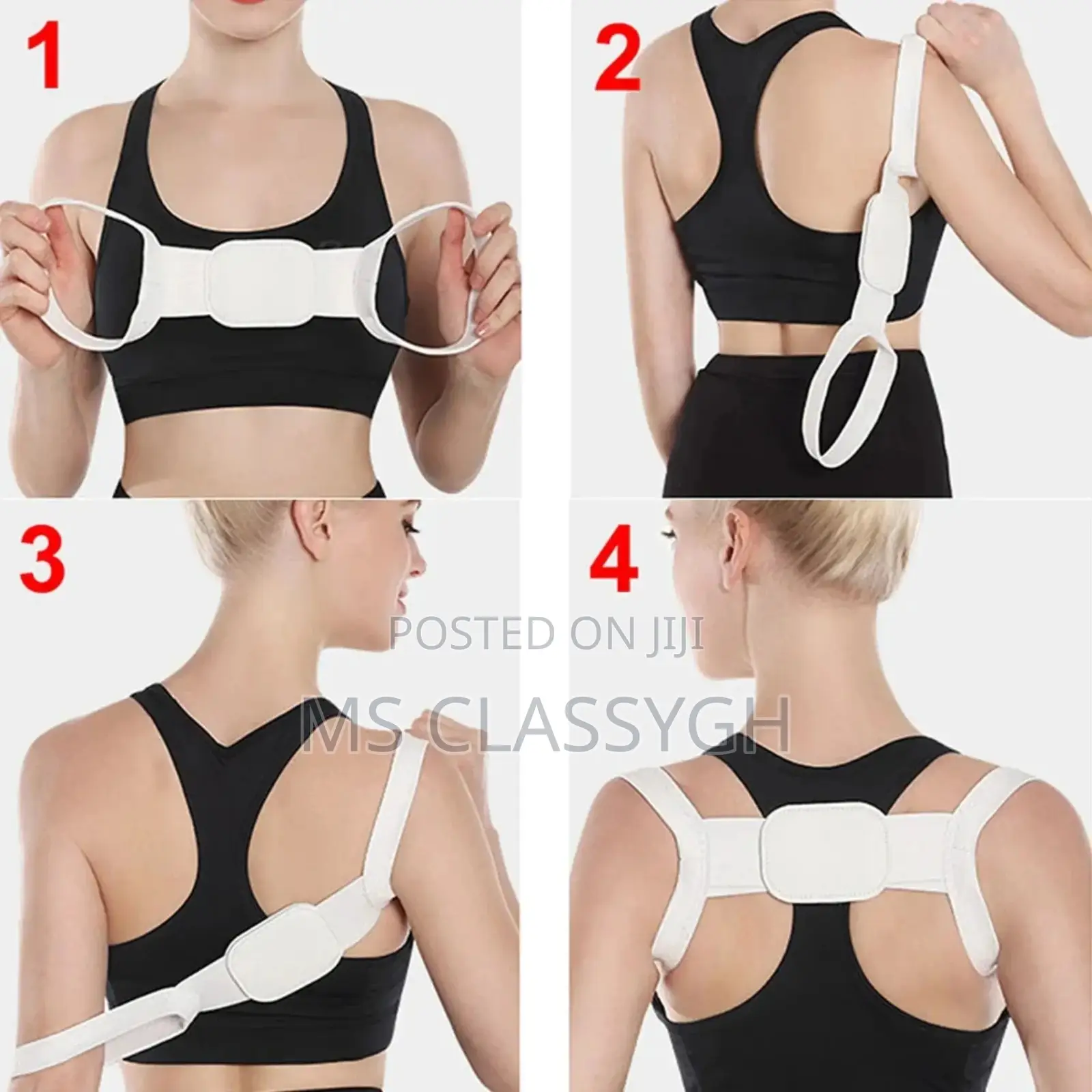 Back Posture Corrector Belt Adjustable Shoulder Neck Spine
