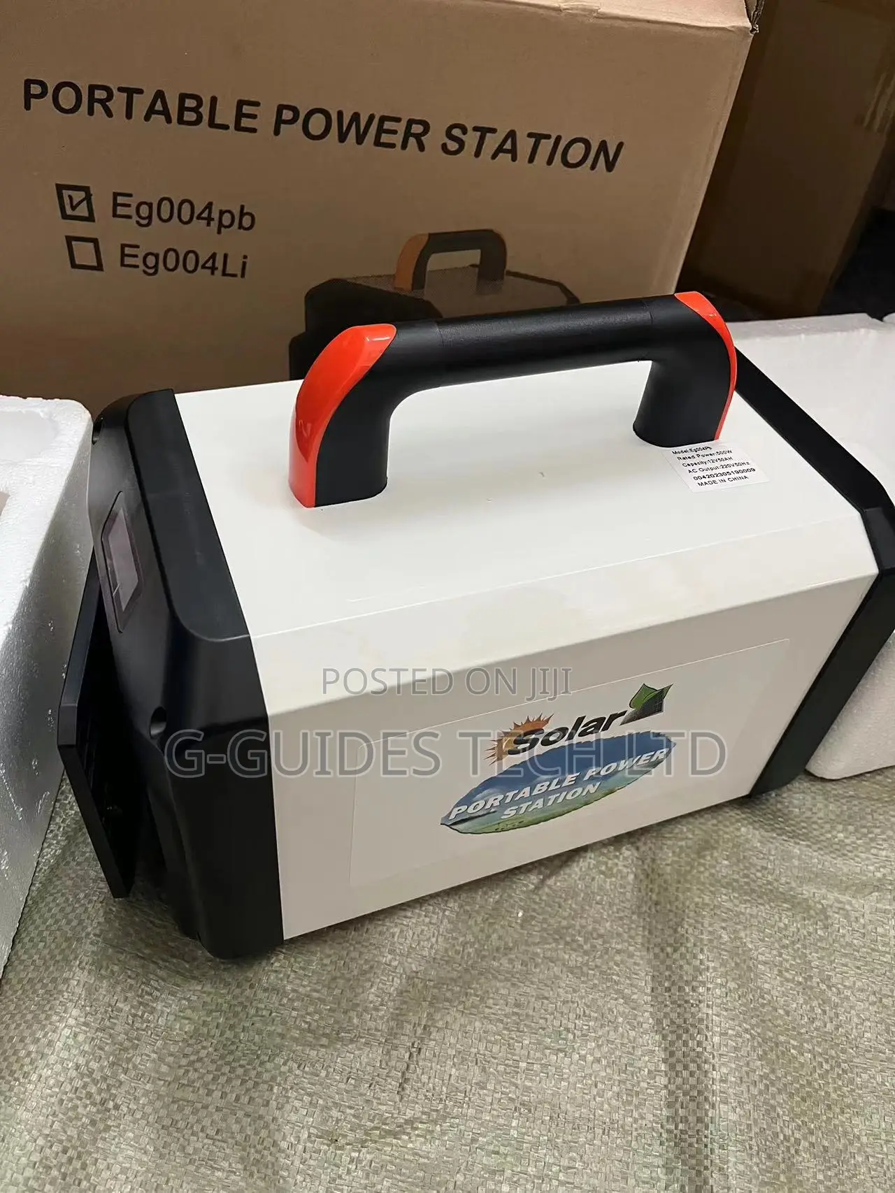 500w Multi-Function Portable Power Station With Solar Panel