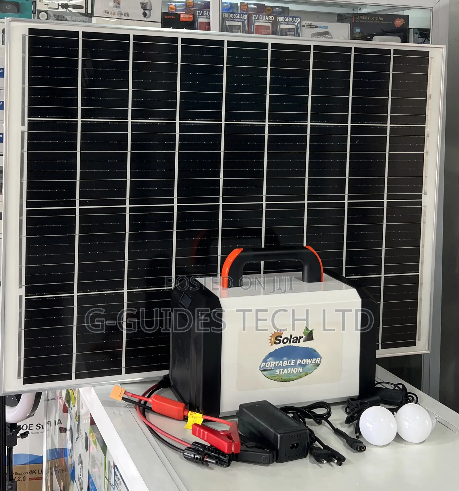 500w Multi-Function Portable Power Station With Solar Panel