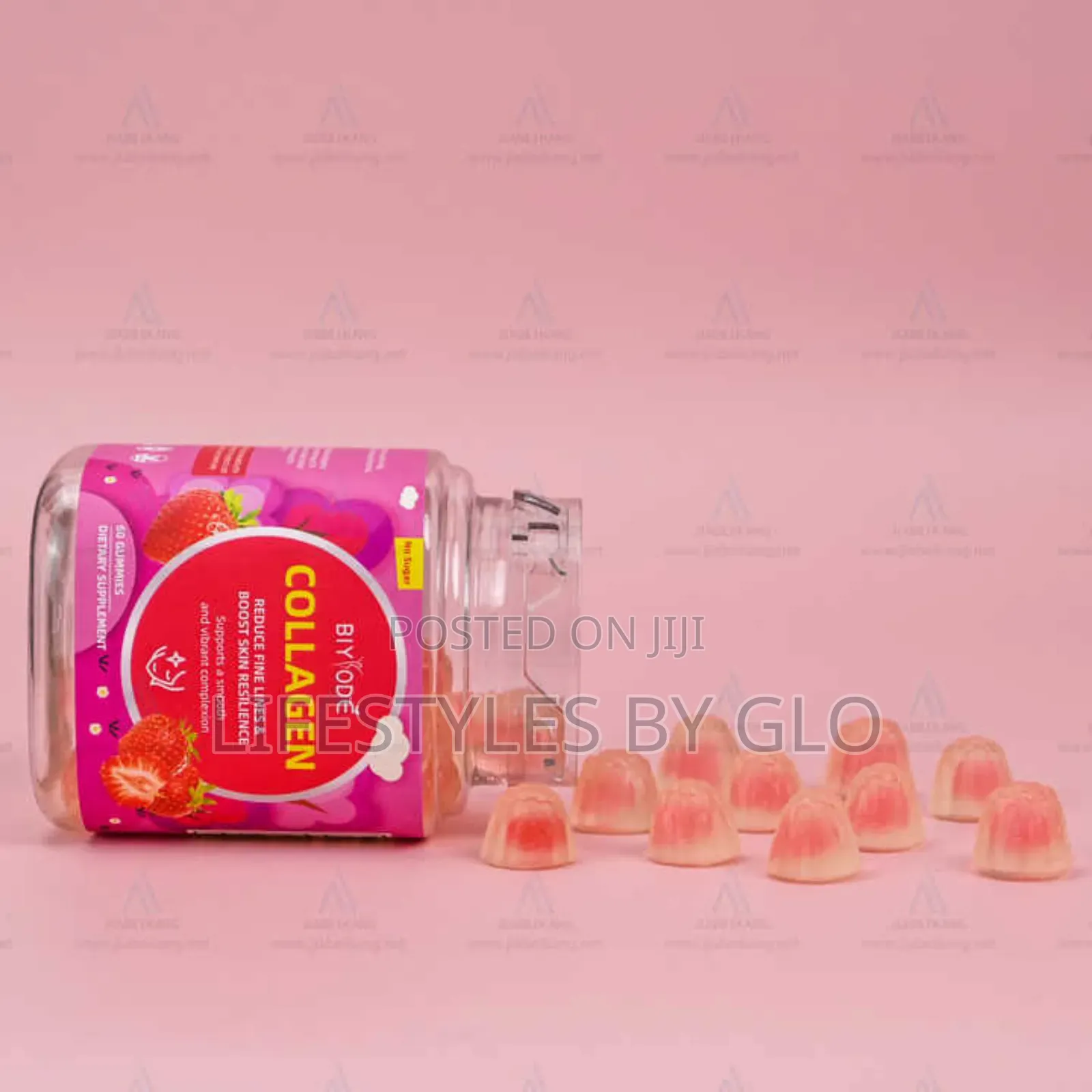 Collagen Gummies | 60 Count | Strawberry Flavored Gummy