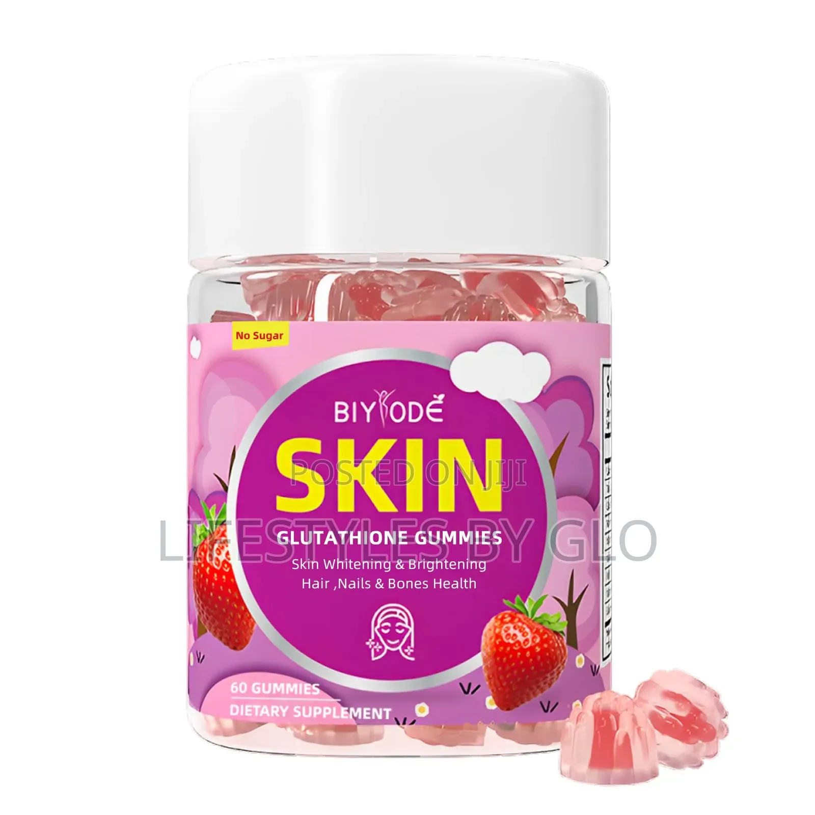 Biyode Glutathione Collagen Skin Glow Gummies