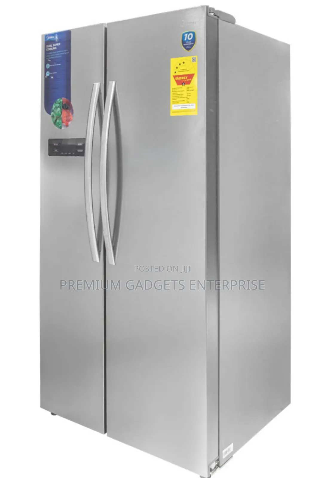Midea 548L 4-Star Side by Side W/ LED Display MDRS710FGN02D