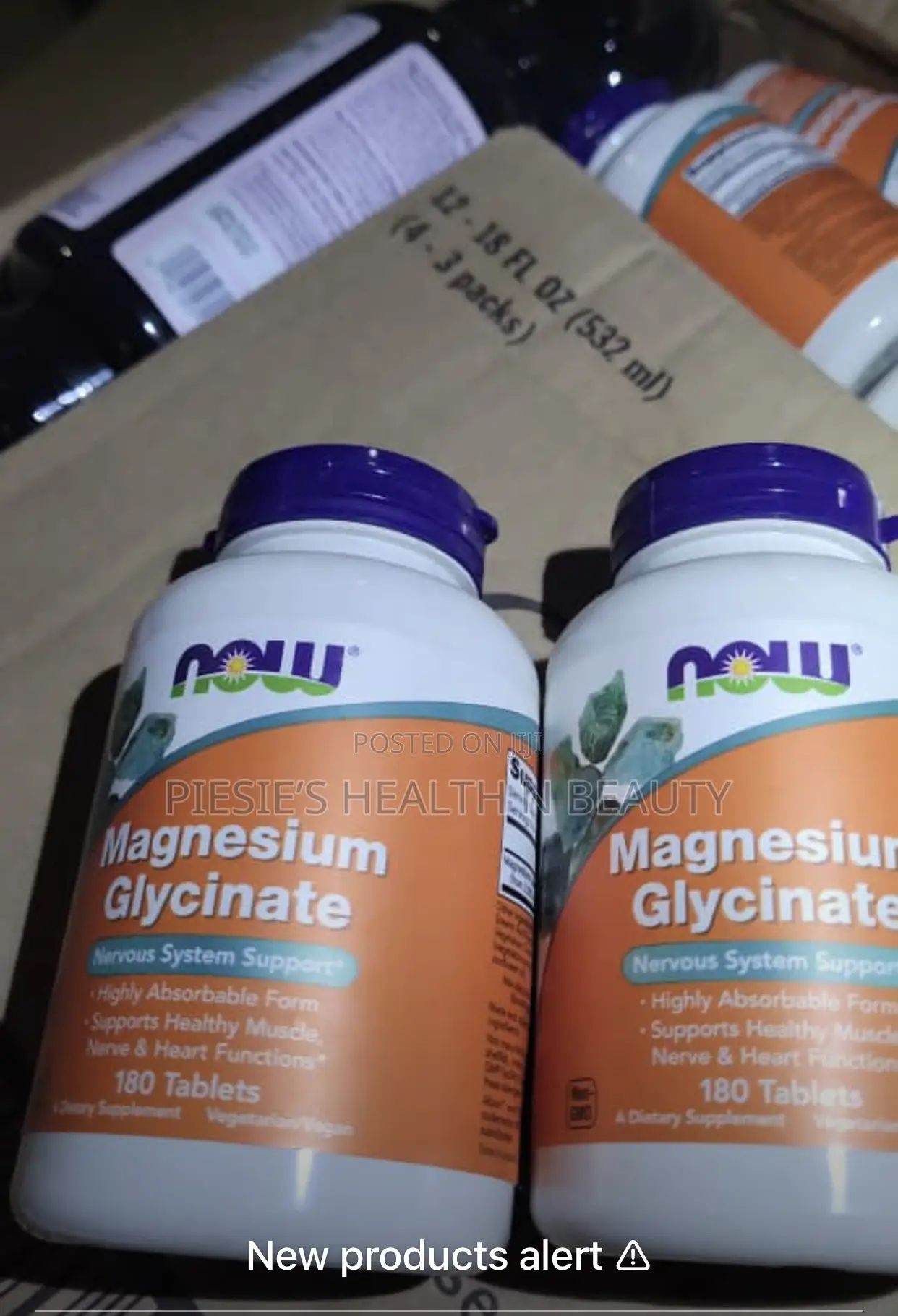 Now Magnessuim Glycinate 180s