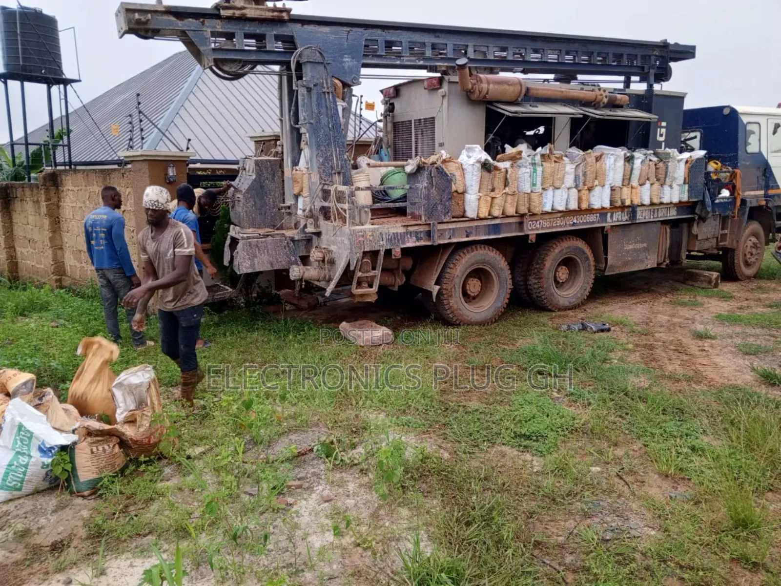 Borehole Drilling, Pump and Watertank Installation