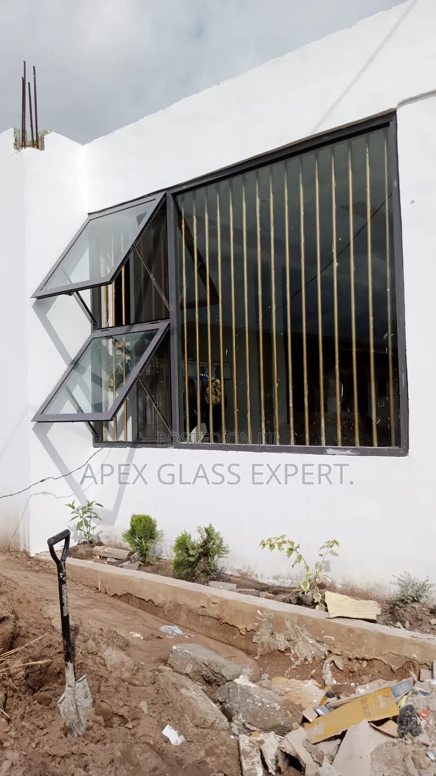 Awning Windows With Side Fixed Glass by Apexglassexpert