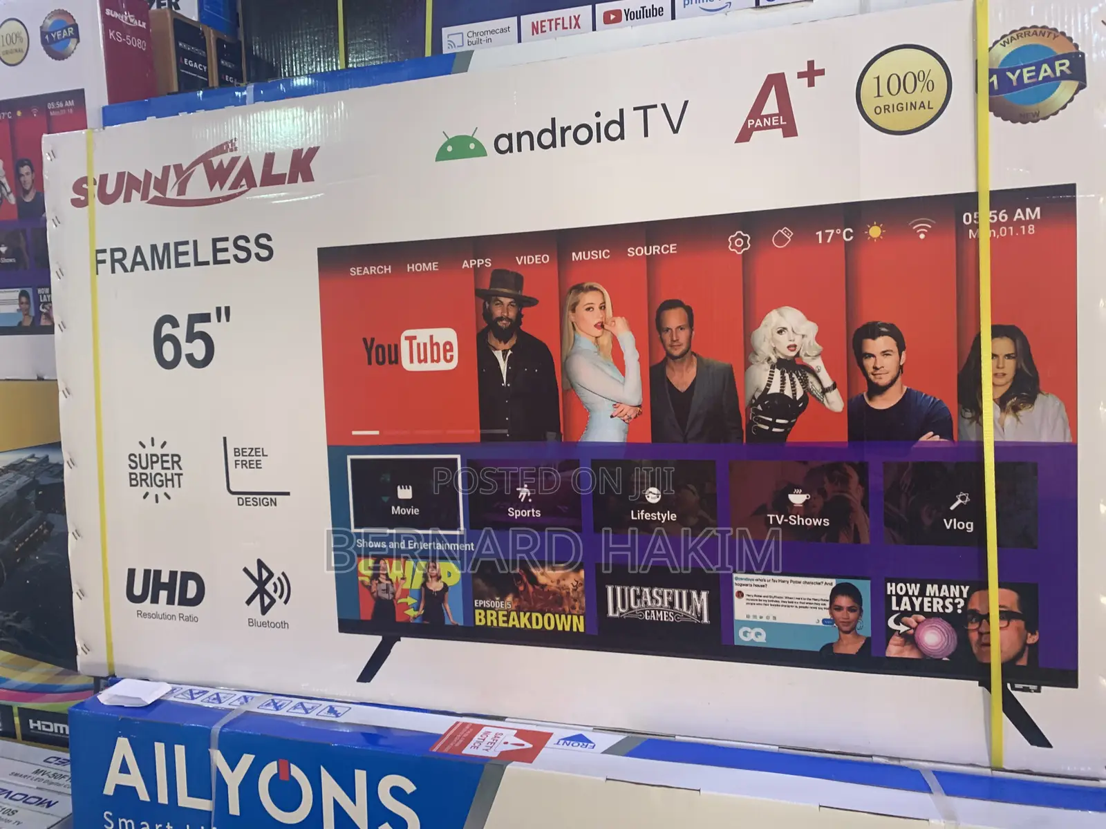 Sunny Walk 65” Tv