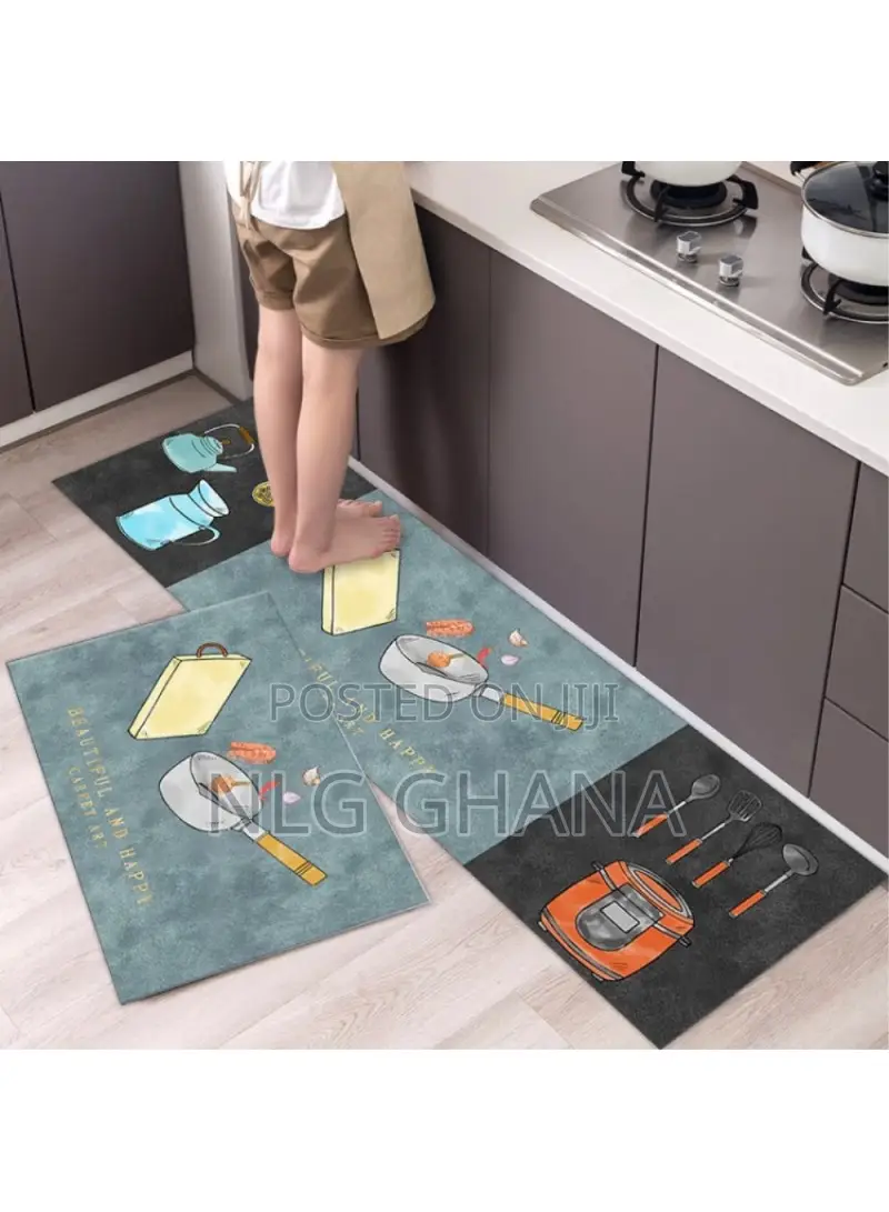 2pcs/Set Non-Slip Anti-Fatigue Cushioned Kitchen Comfort Sta