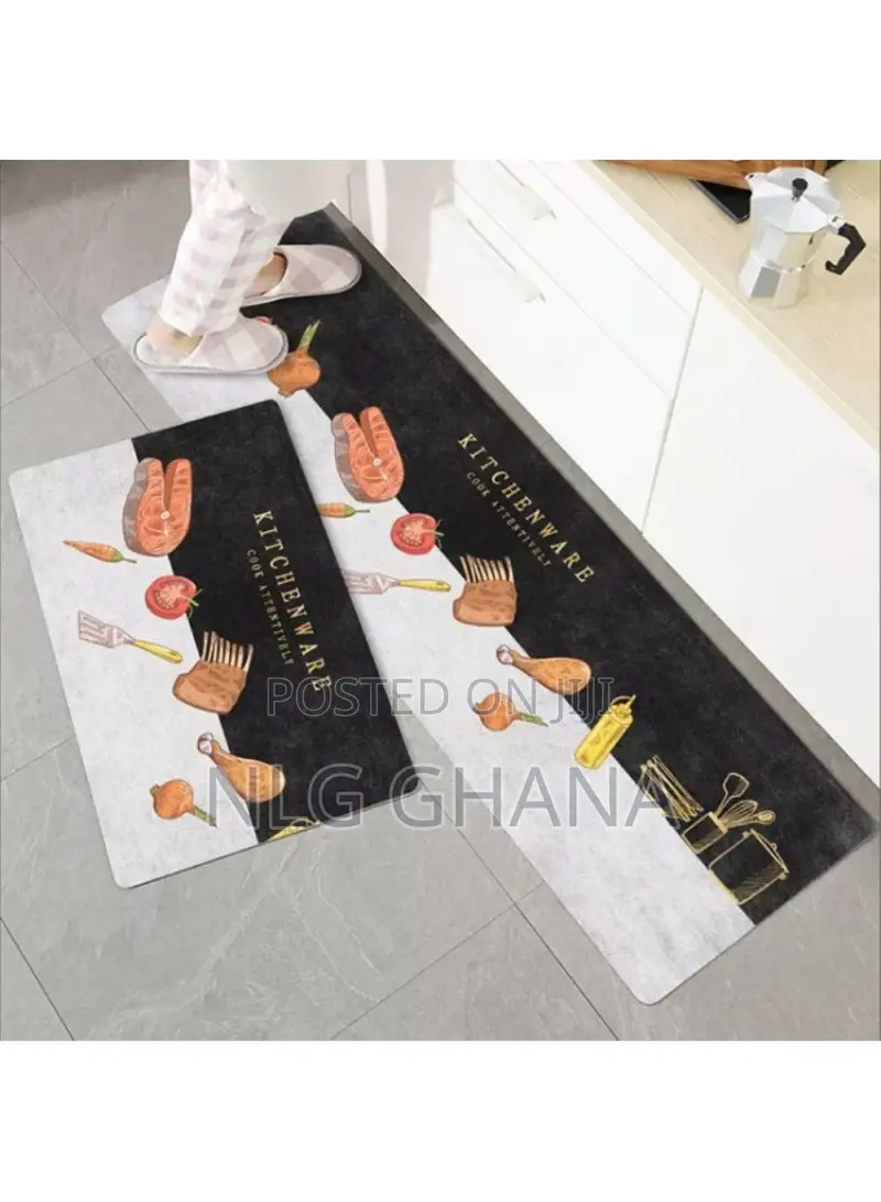 2pcs/Set Non-Slip Anti-Fatigue Cushioned Kitchen Comfort Sta