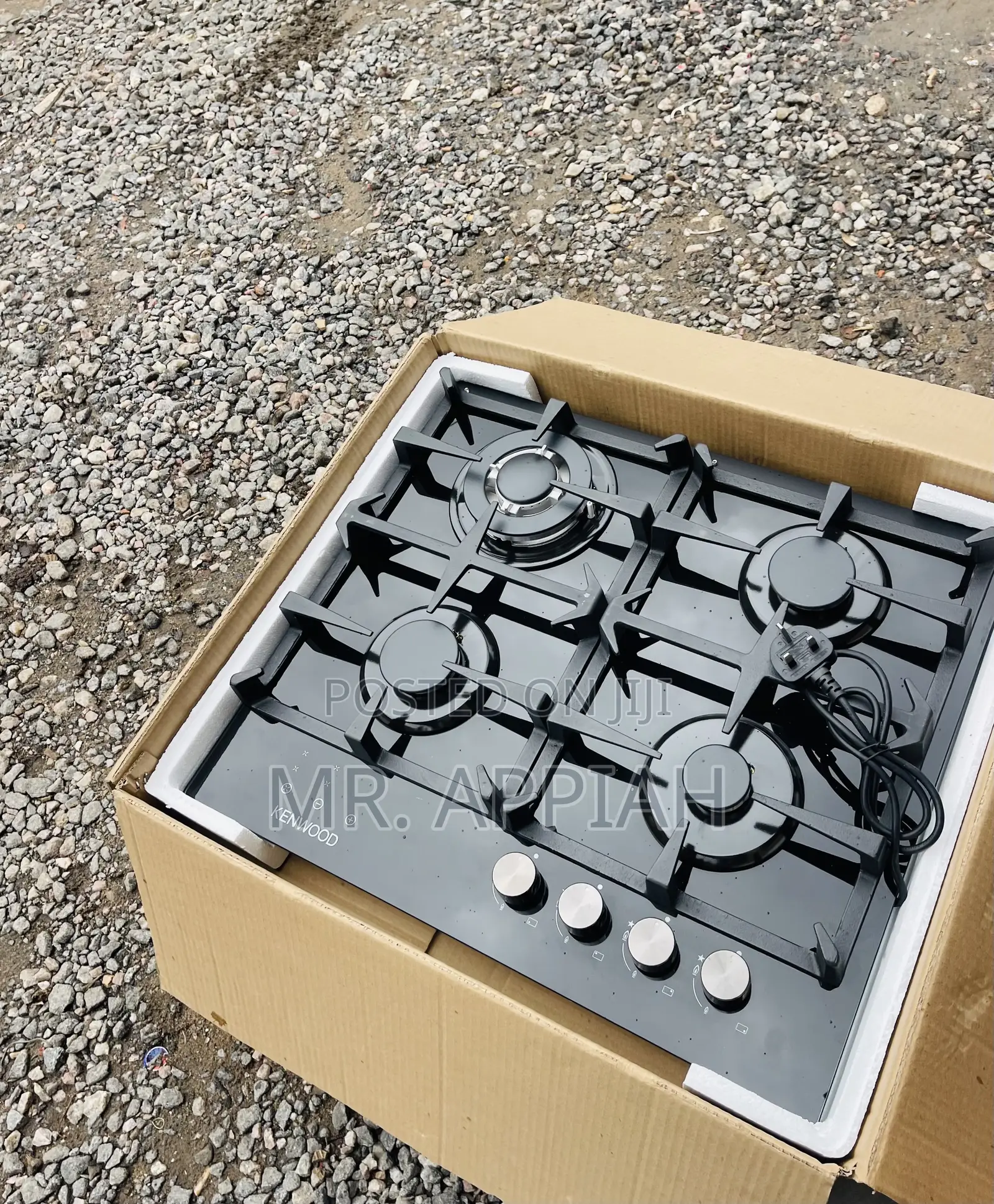 Buy Original Kenwood 4 Gas Built-in Burner(Black).