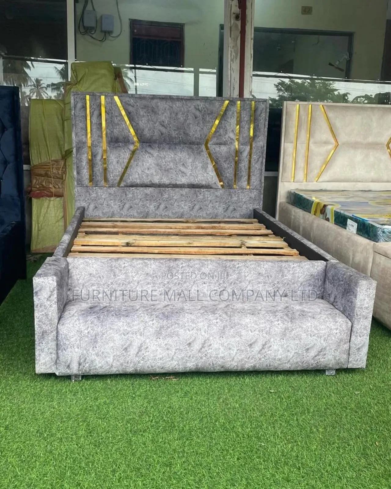 Gray King Size Frame.Free Delivery
