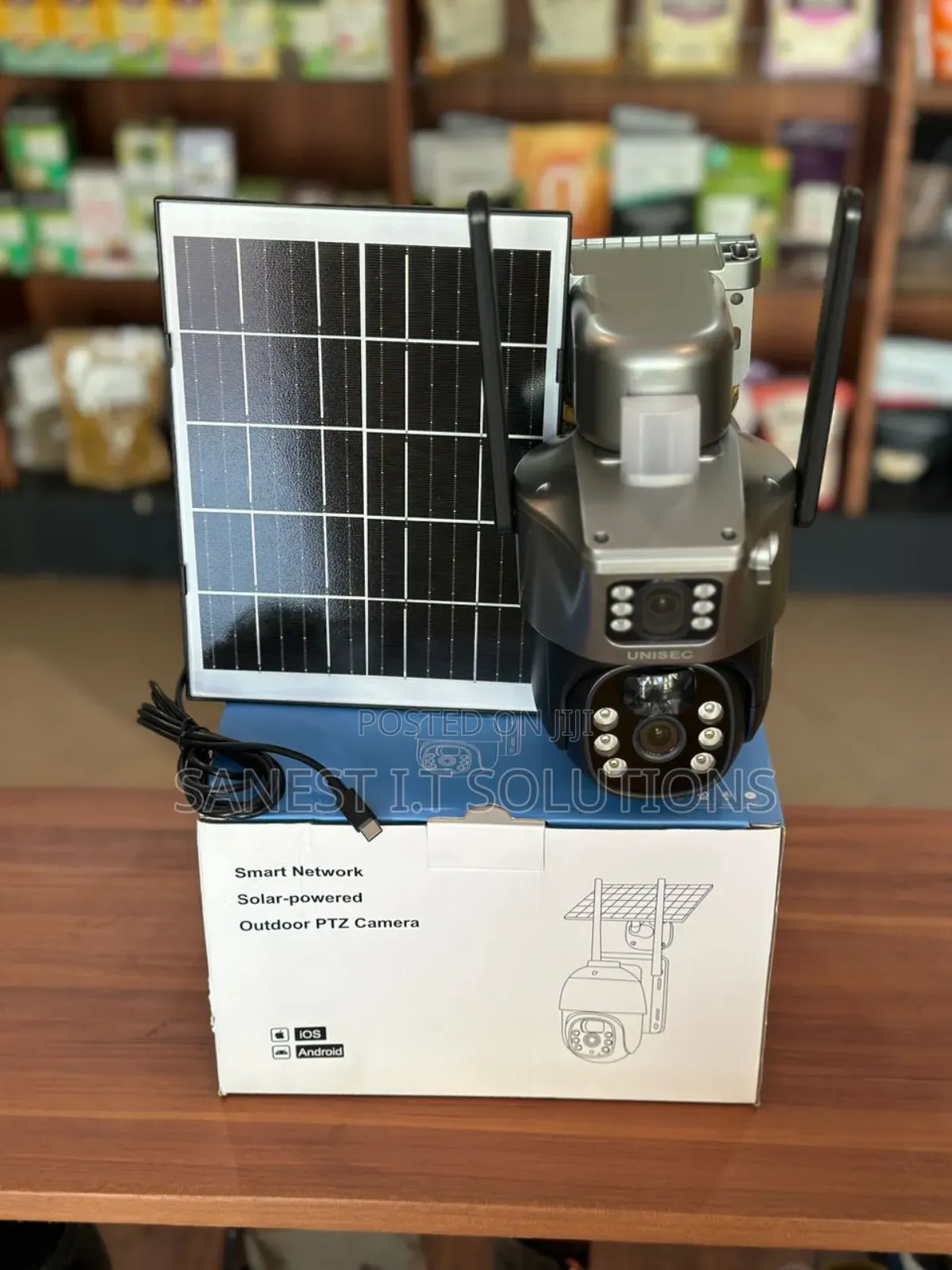Solar Camera With Dual Lens With Alarm 4g