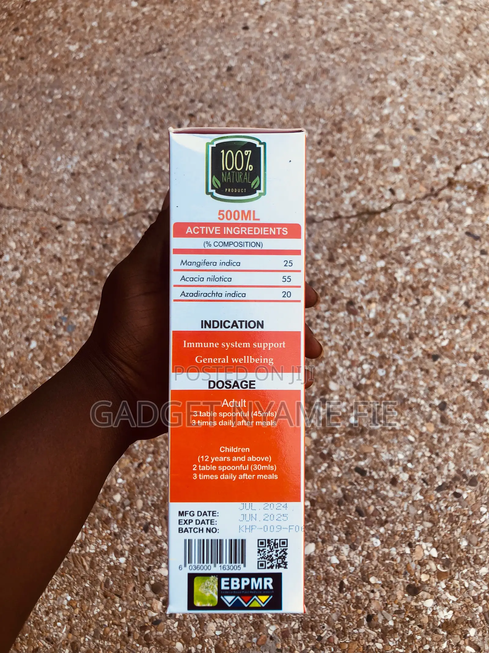 Kantanka Immulate Herbal Immune System Booster 500ml