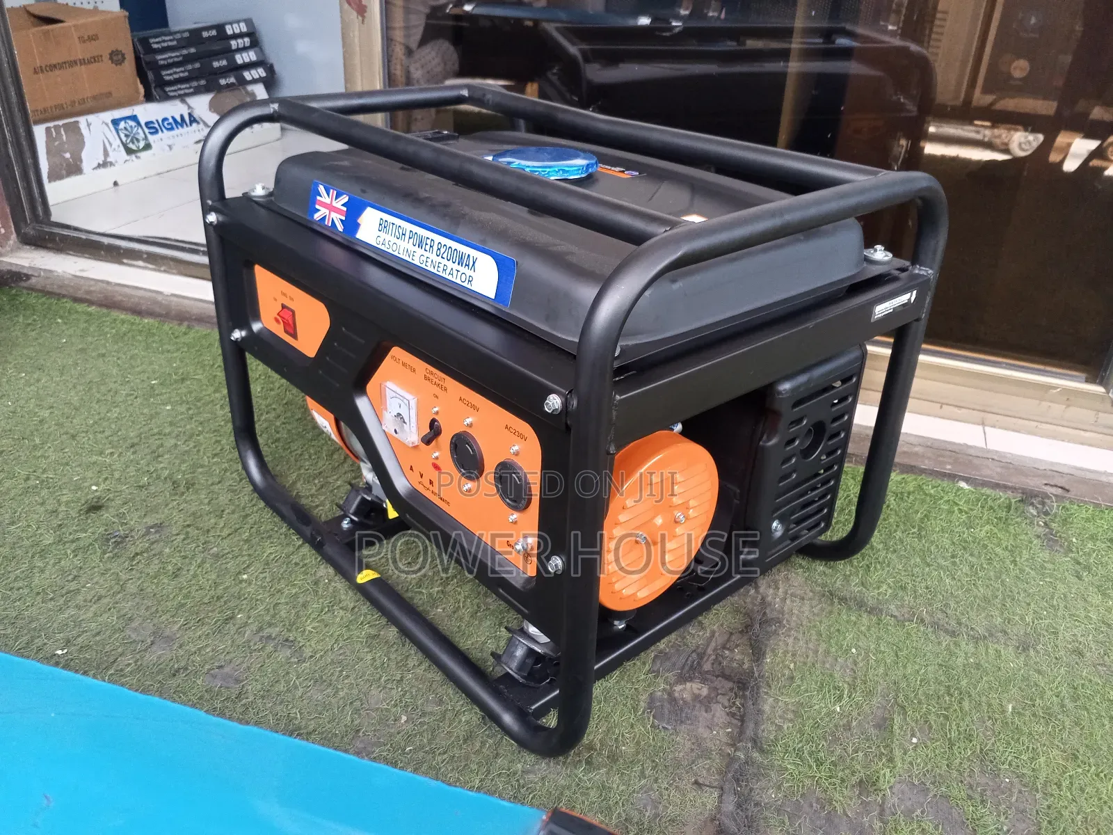 Brand New Geneset British Power 8200W Generator Silent Pull