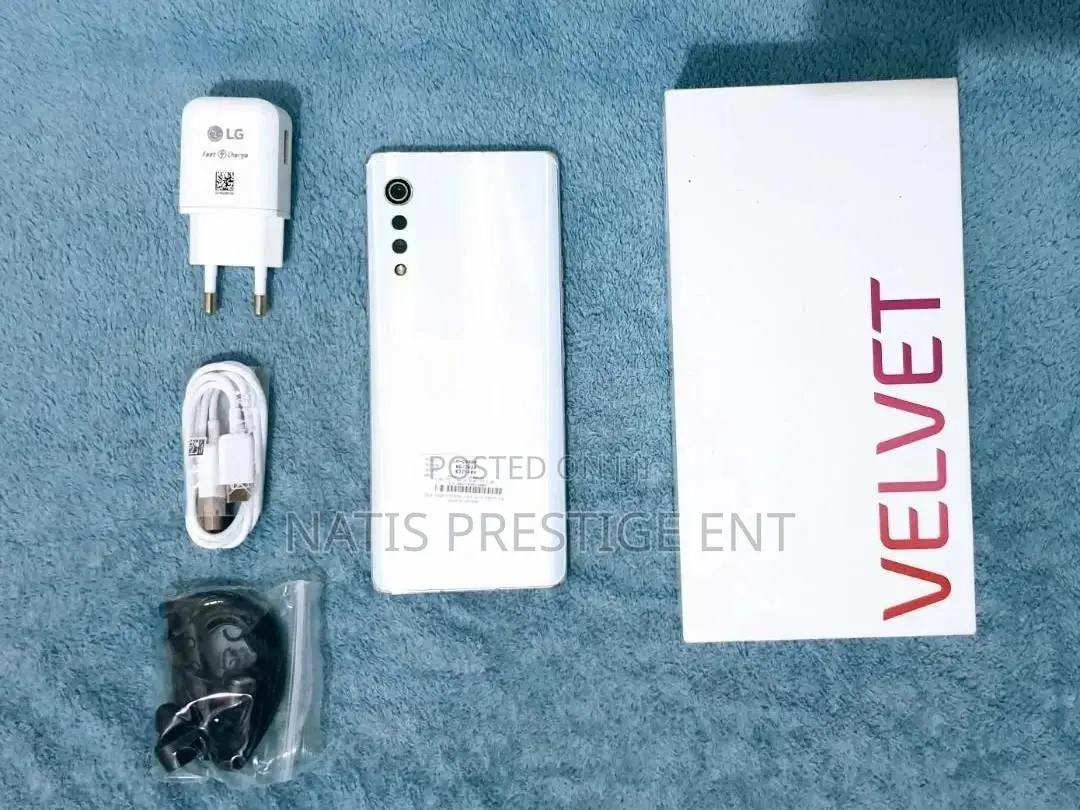 New LG Velvet 128 GB White