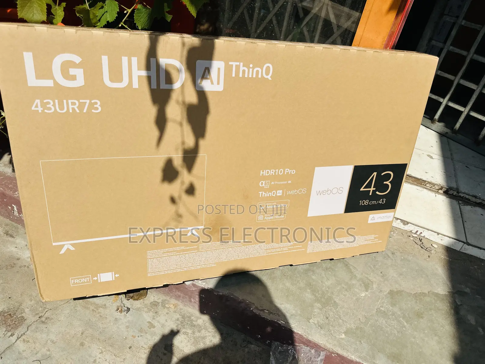 Airslim Smart Webos UHD Smart LG 43”UR73
