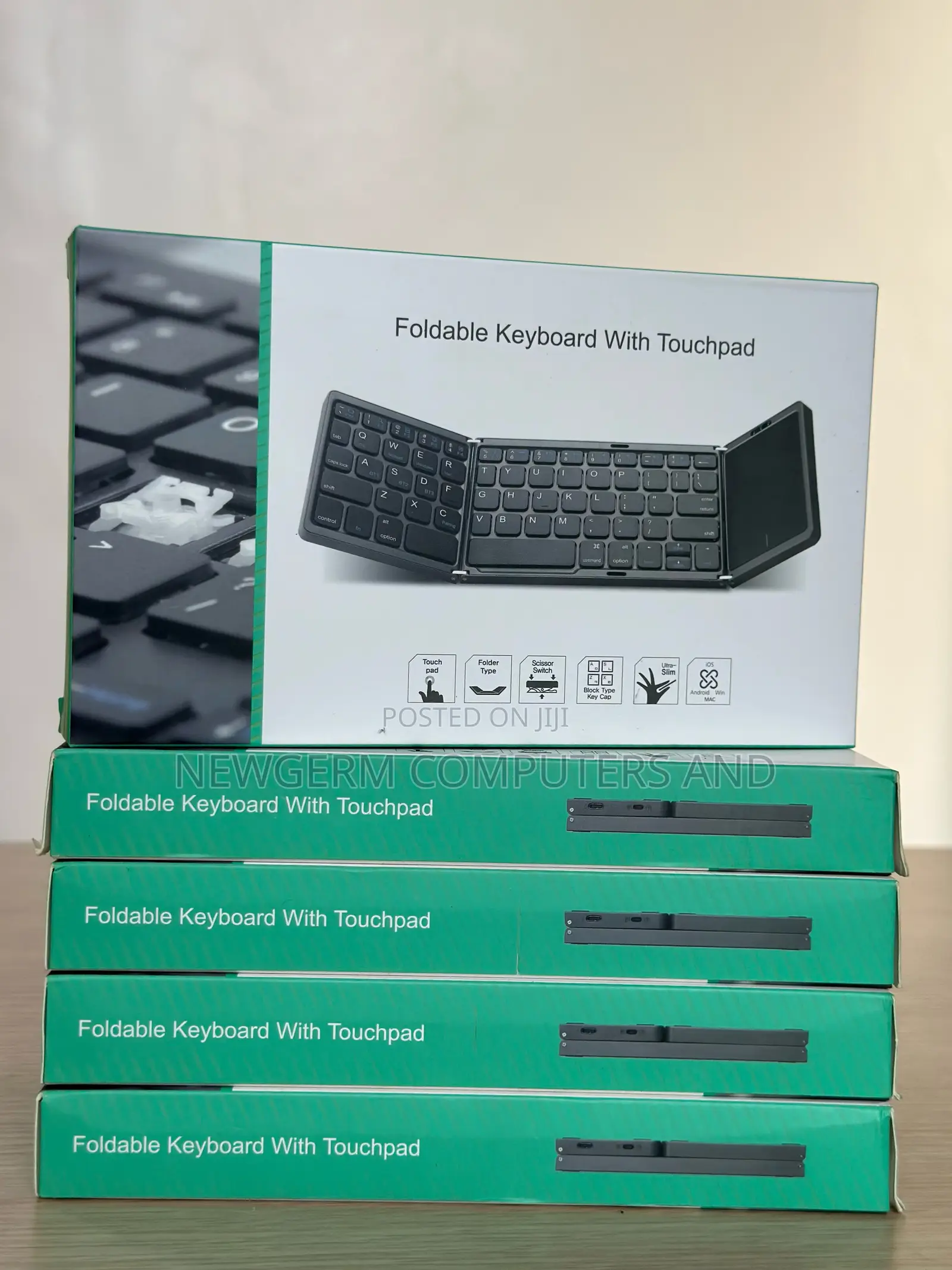Foldable Wireless  Keyboard With Touchpad