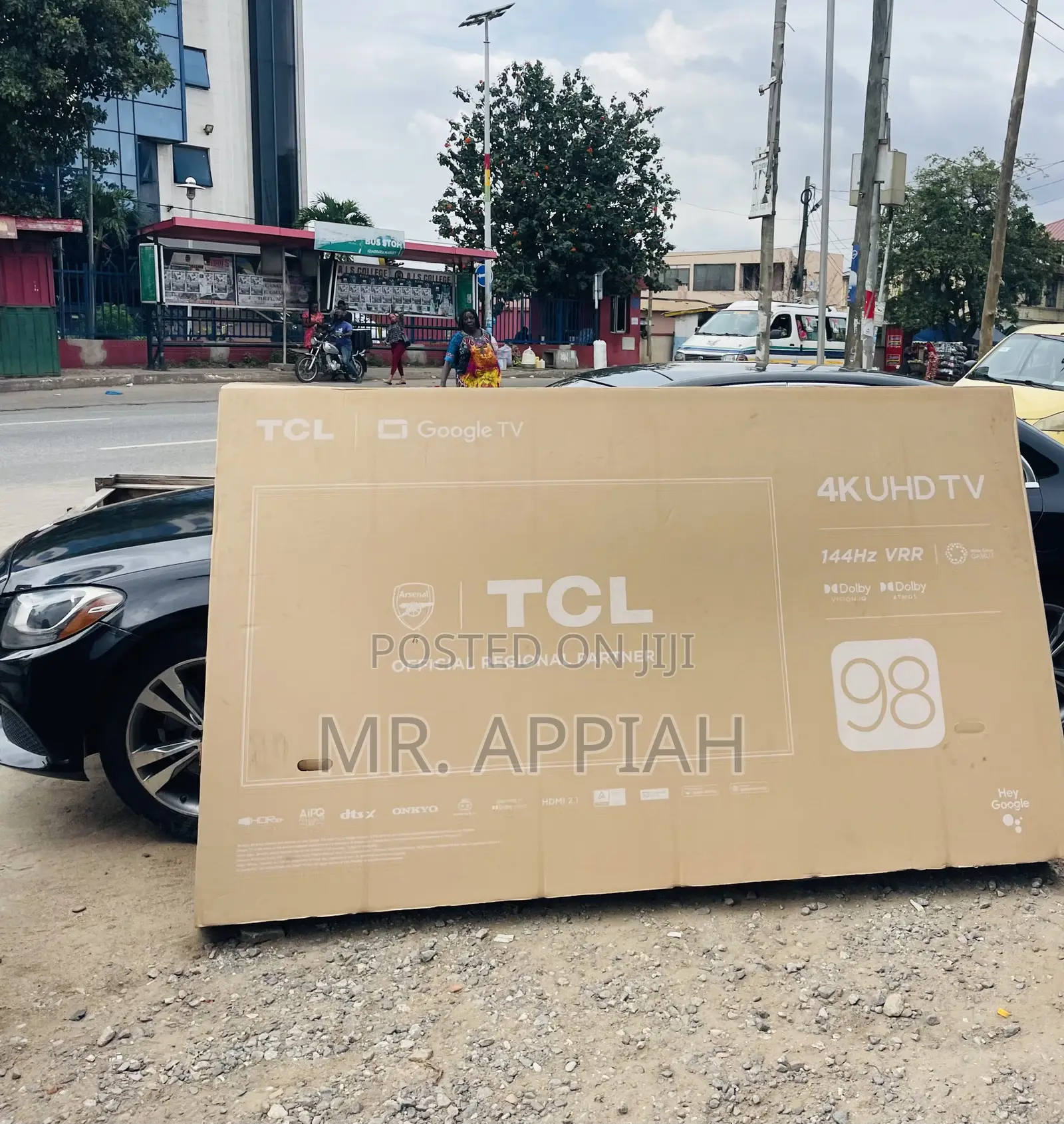 Uniquely TCL 98 Inch HDR Smart Android Television.